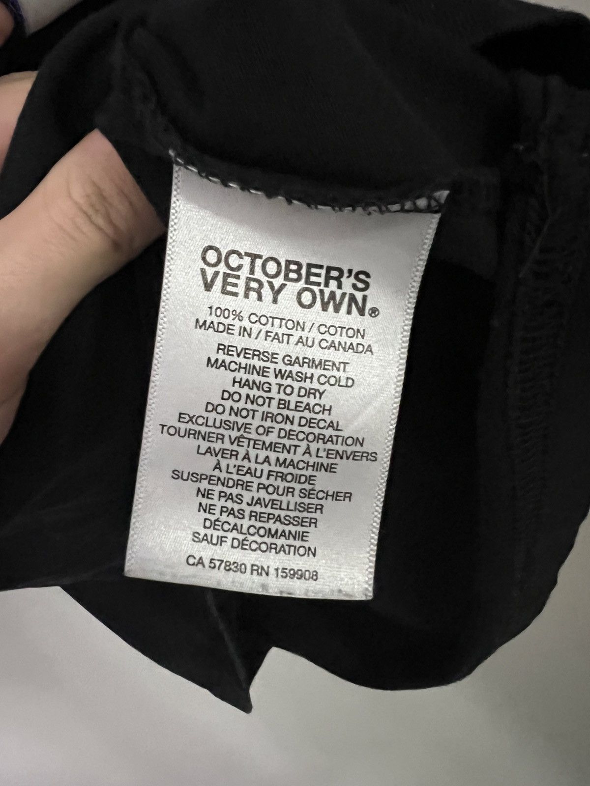 October's Very Own October's Very Own (OVO) International Men's Black T-shirt Size US M / EU 48-50 / 2 - 3 Thumbnail