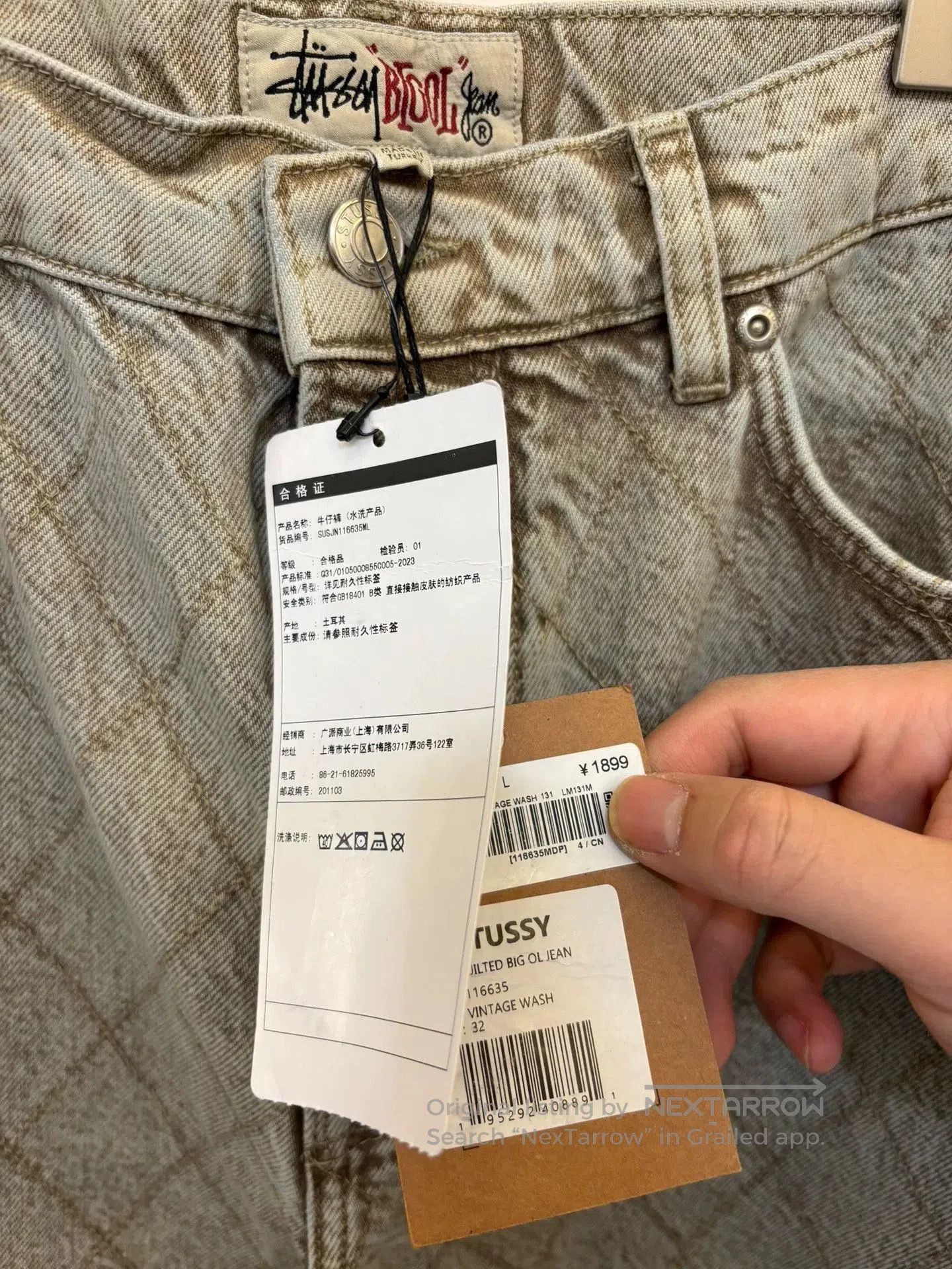 Stussy Stussy Diamond Embroidered Jeans. Size US 32 / EU 48 - 5 Thumbnail