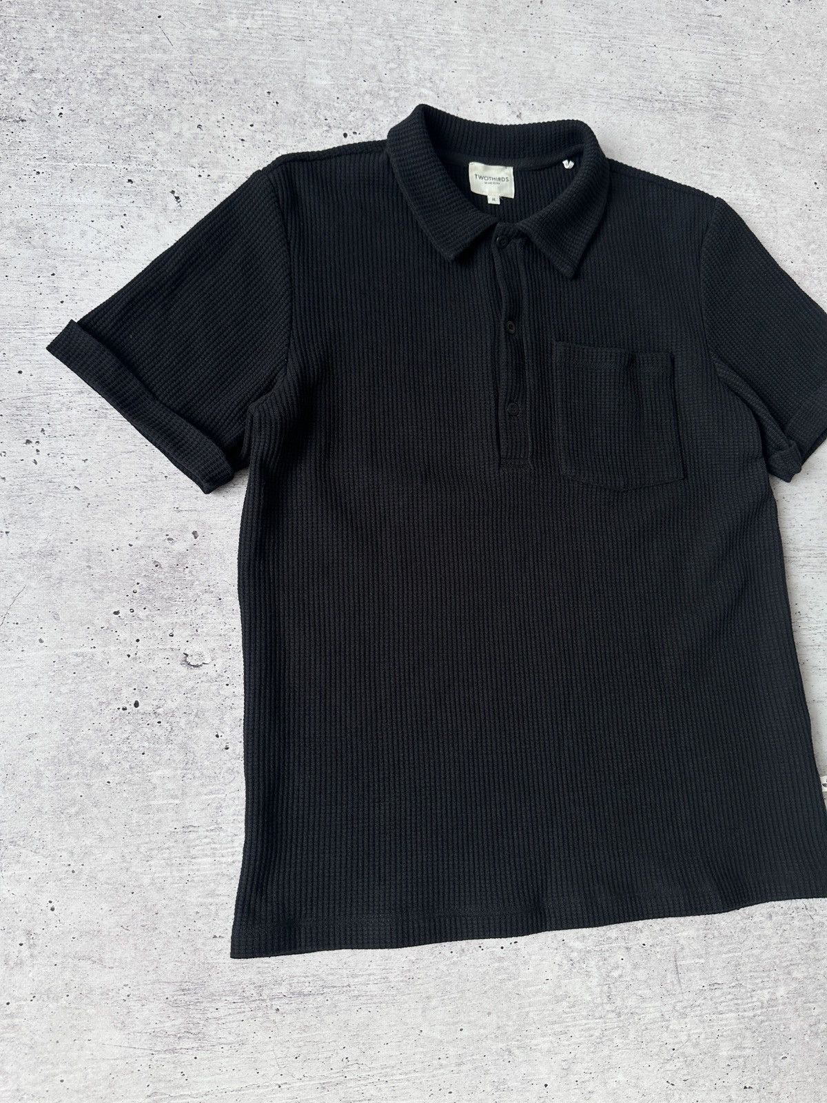 Other TWOTHIRDS Barcelona Waffle Textured Polo Organic Cotton M Size US M / EU 48-50 / 2 - 3 Thumbnail