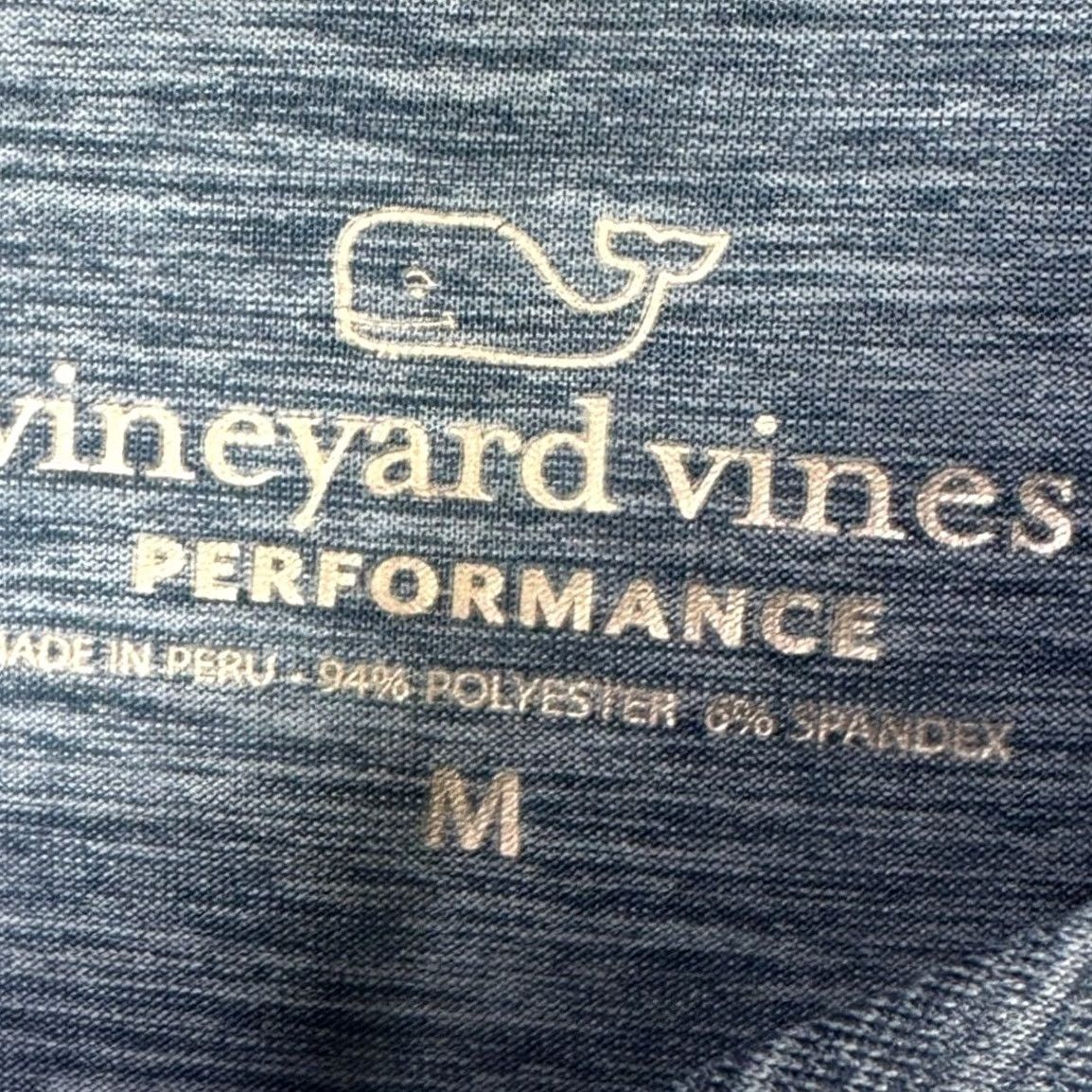 Vineyard Vines Vineyard Vines Performance Shirt Mens Medium Blue Pullover Crew Neck Logo Stretch Breathable Long Sleeve Running Cross Training Mens Size US M / EU 48-50 / 2 - 5 Thumbnail