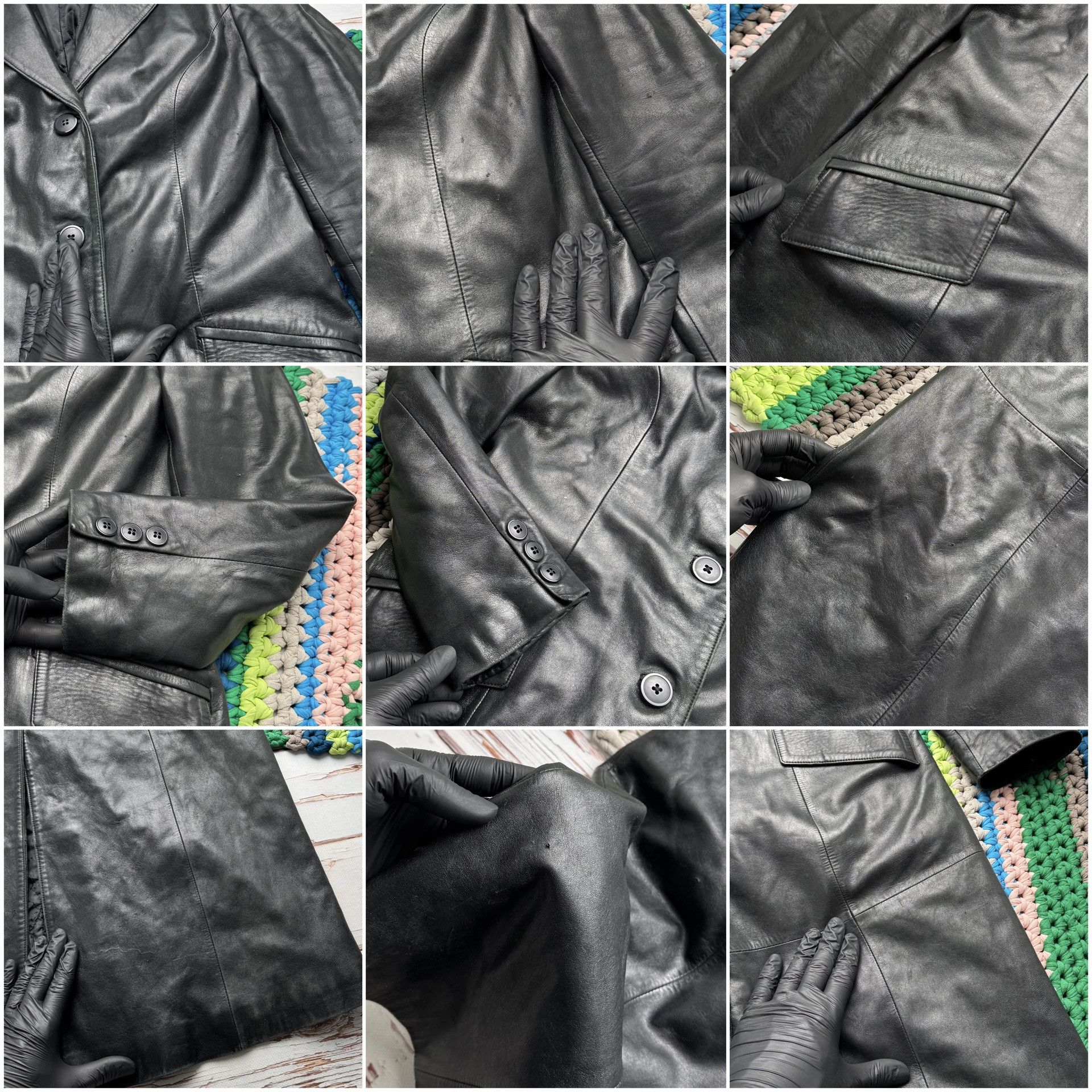 Dolce & Gabbana Vintage Dolce & Gabbana Leather Maxi Coat Y2K Trench Jacket Size M / US 6-8 / IT 42-44 - 8 Thumbnail