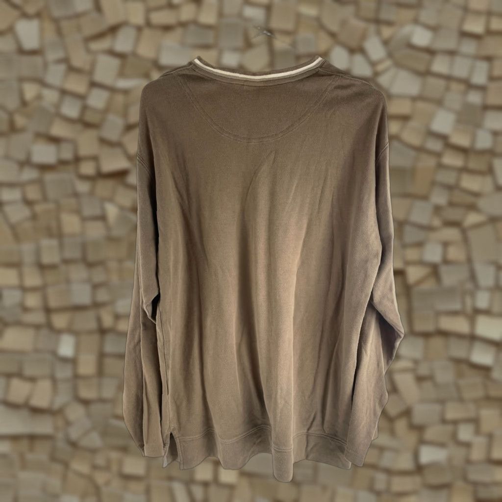 Logo 7 Columbia Sweater Men L Brown V-neck Pullover Logo Print Long Sleeve Size US L / EU 52-54 / 3 - 1 Thumbnail