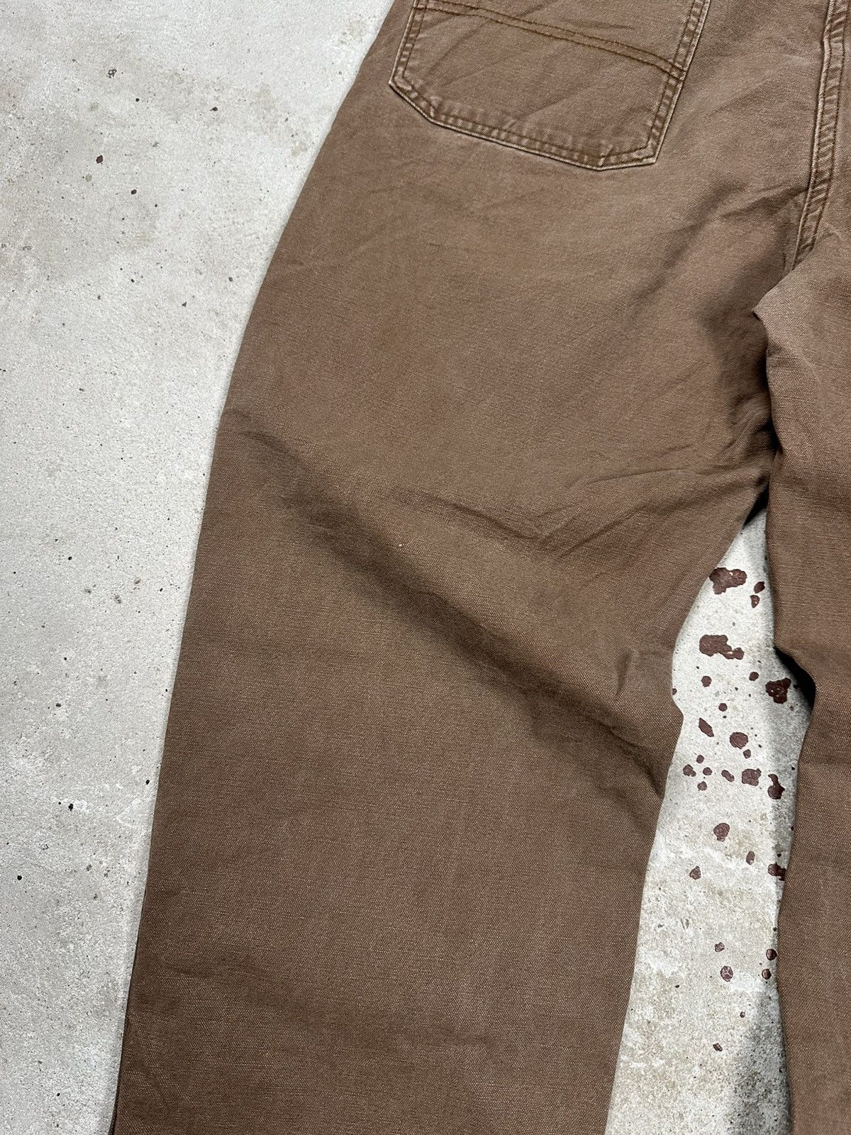 Dickies × Vintage Vintage Y2K Dickies Baggy Brown Carpenter Denim Pants Jeans Size US 38 / EU 54 - 12 Thumbnail