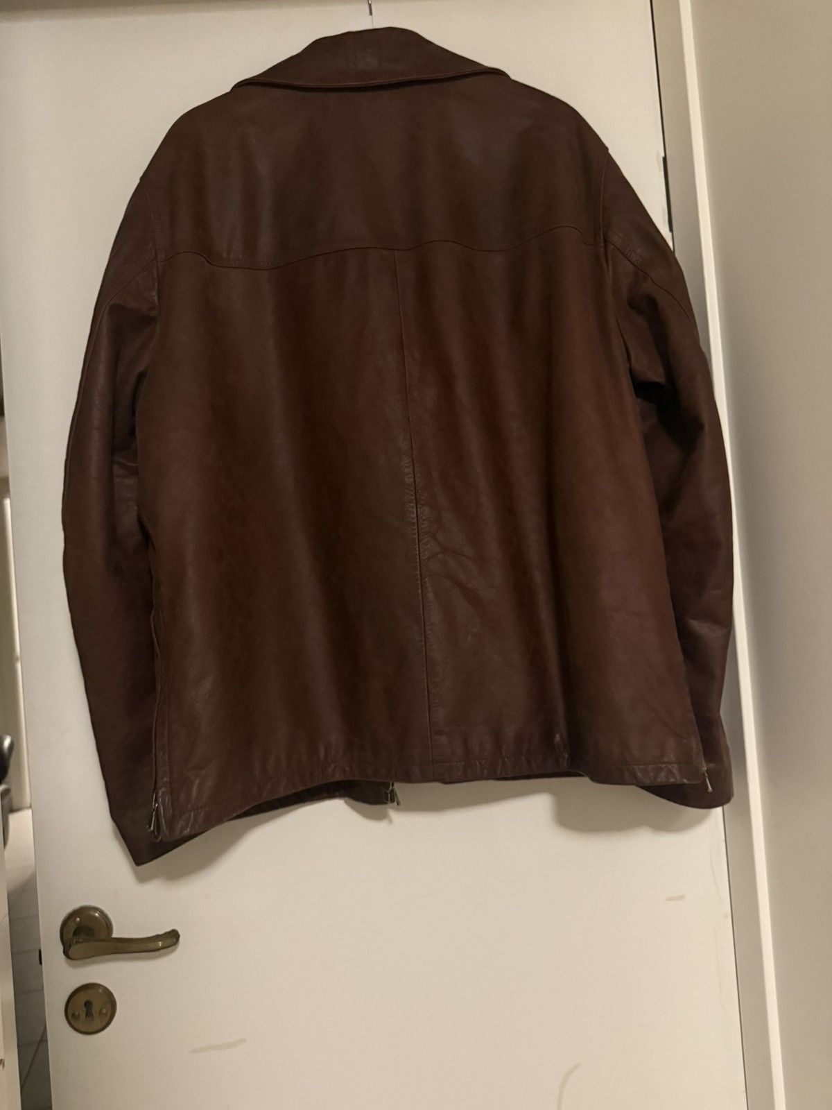 Other Vintage Leather Jacket – Italian Florence’s Leather Size US L / EU 52-54 / 3 - 4 Thumbnail