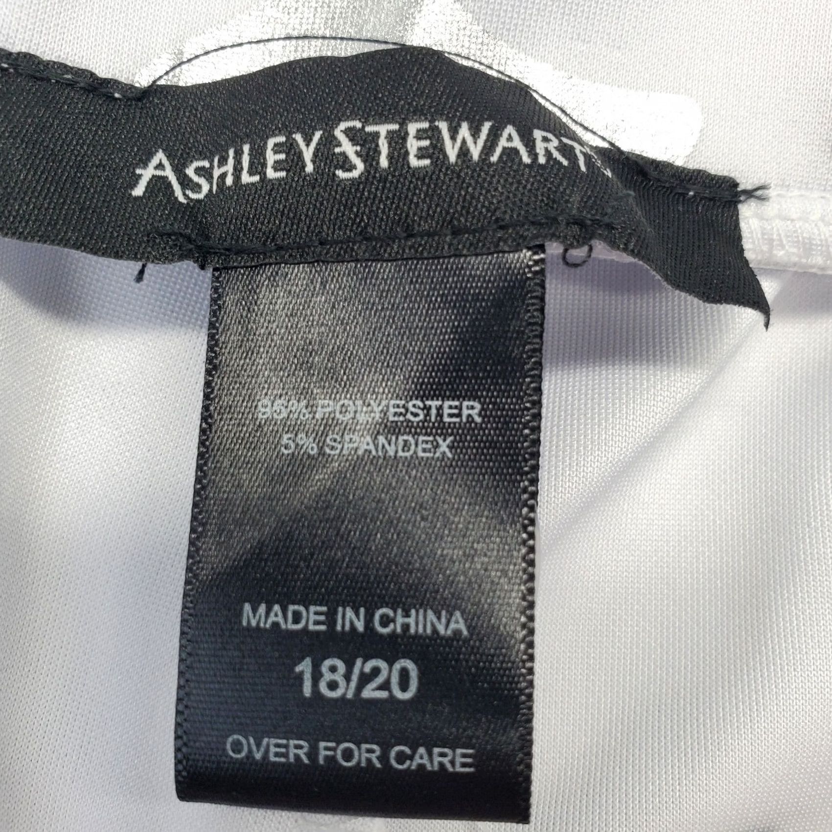 Vintage Ashley Stewart Pants Womens 18/20 Multi Metallic Printed Ponte Stretch Pull On Size 40" / US 18 - 6 Thumbnail