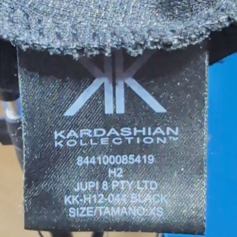 Kim Kardashian KK Kardashian sz XS Chic Black Long Sleeve Dress Tone On To Size XS / US 0-2 / IT 36-38 - 9 Thumbnail