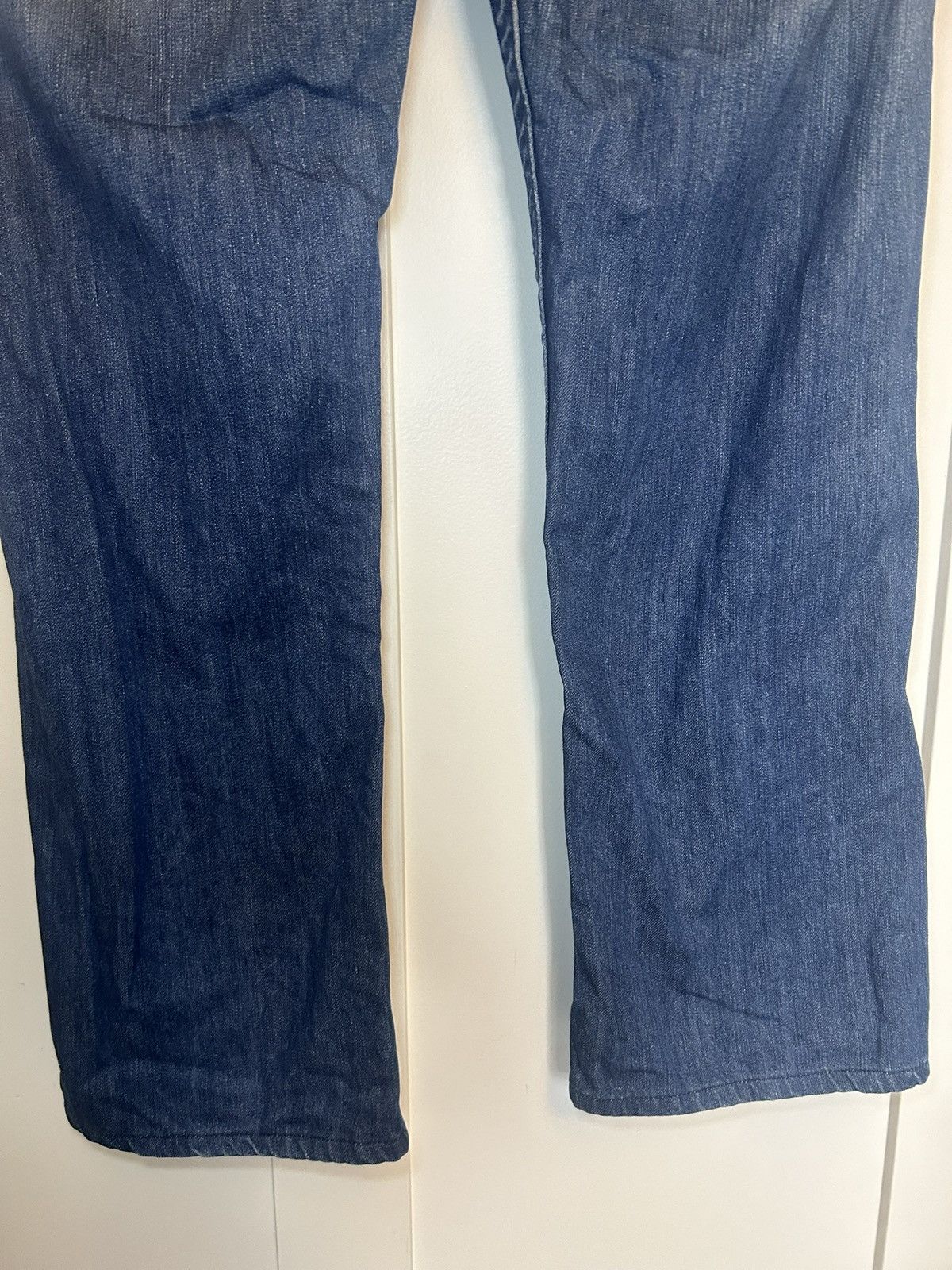 True Religion Vintage True Religion multi stitch logo straight blue jeans Size US 34 / EU 50 - 10 Thumbnail