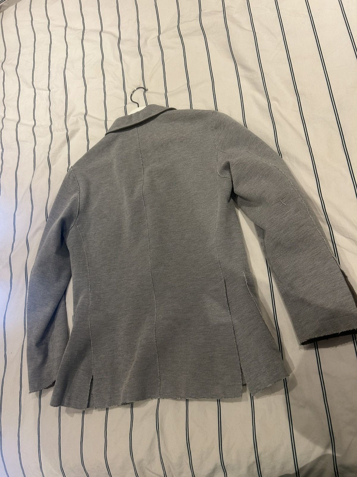 Eleventy Eleventy €1.200 Semi Distress brand new Grey Suit Coat Size 36S - 2 Thumbnail
