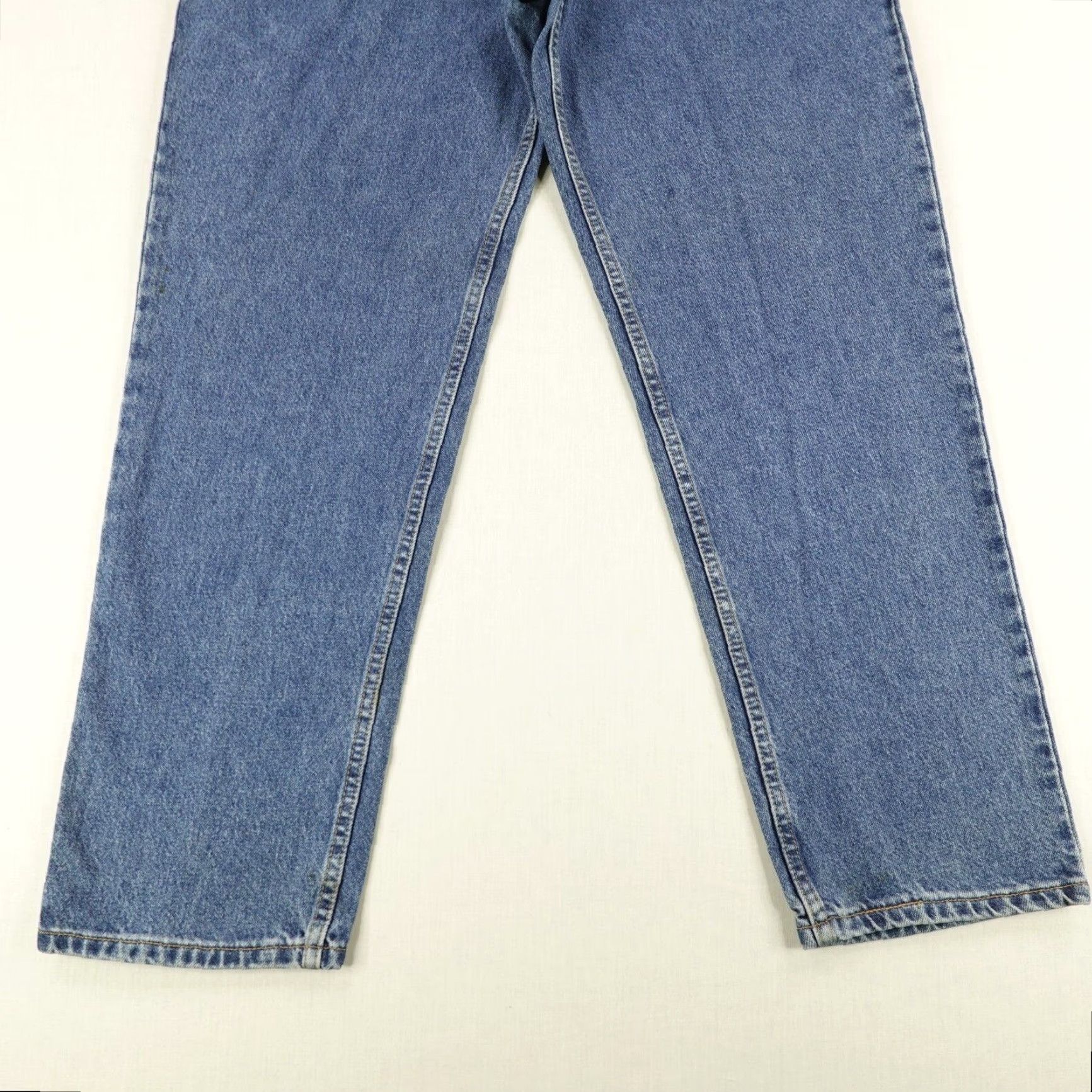 Levi's VINTAGE Levi's Jeans Mens 38x32 Blue Denim 545 Loose Fit Relaxed Y2KBrown Tab 545 Levi's 500 Series Mens Jeans Size US 35 - 3 Thumbnail