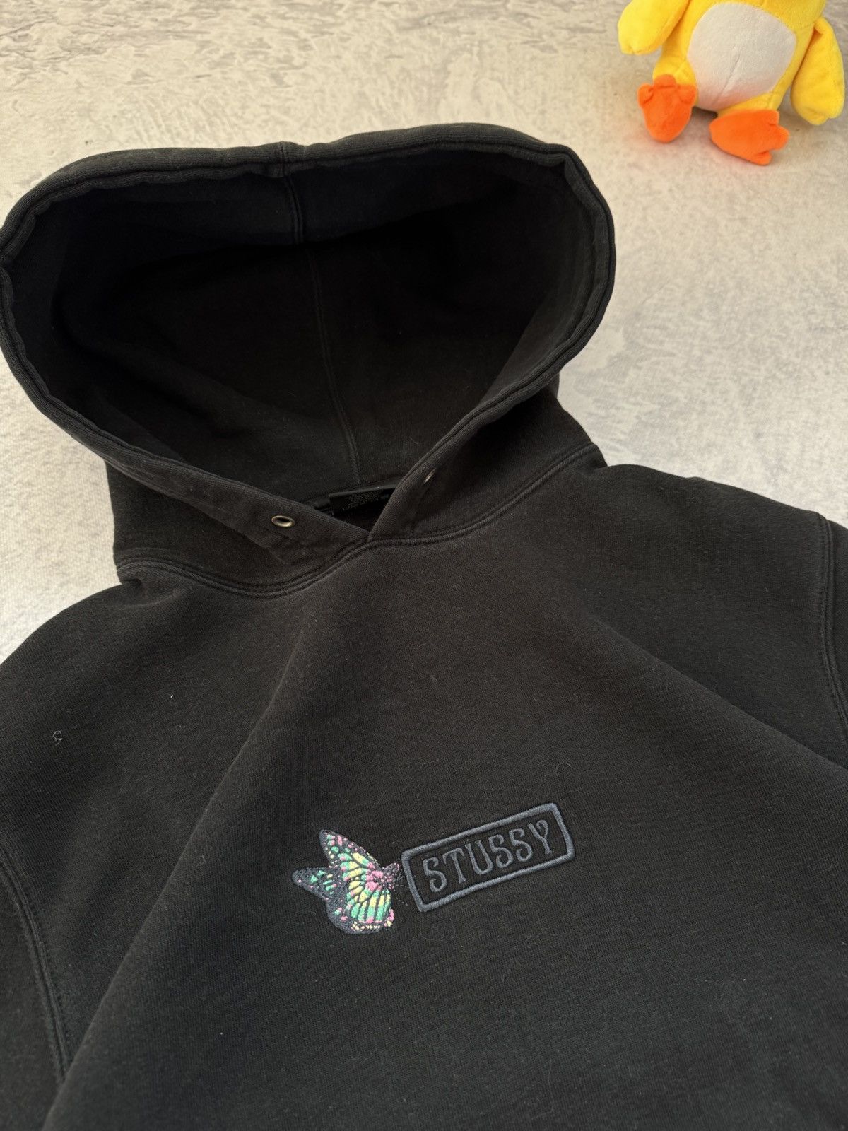 Stussy × Vintage STUSSY CENTER HUFT LOGO OVERSIZE BAGGY FIT HOODIE Size US M / EU 48-50 / 2 - 4 Thumbnail