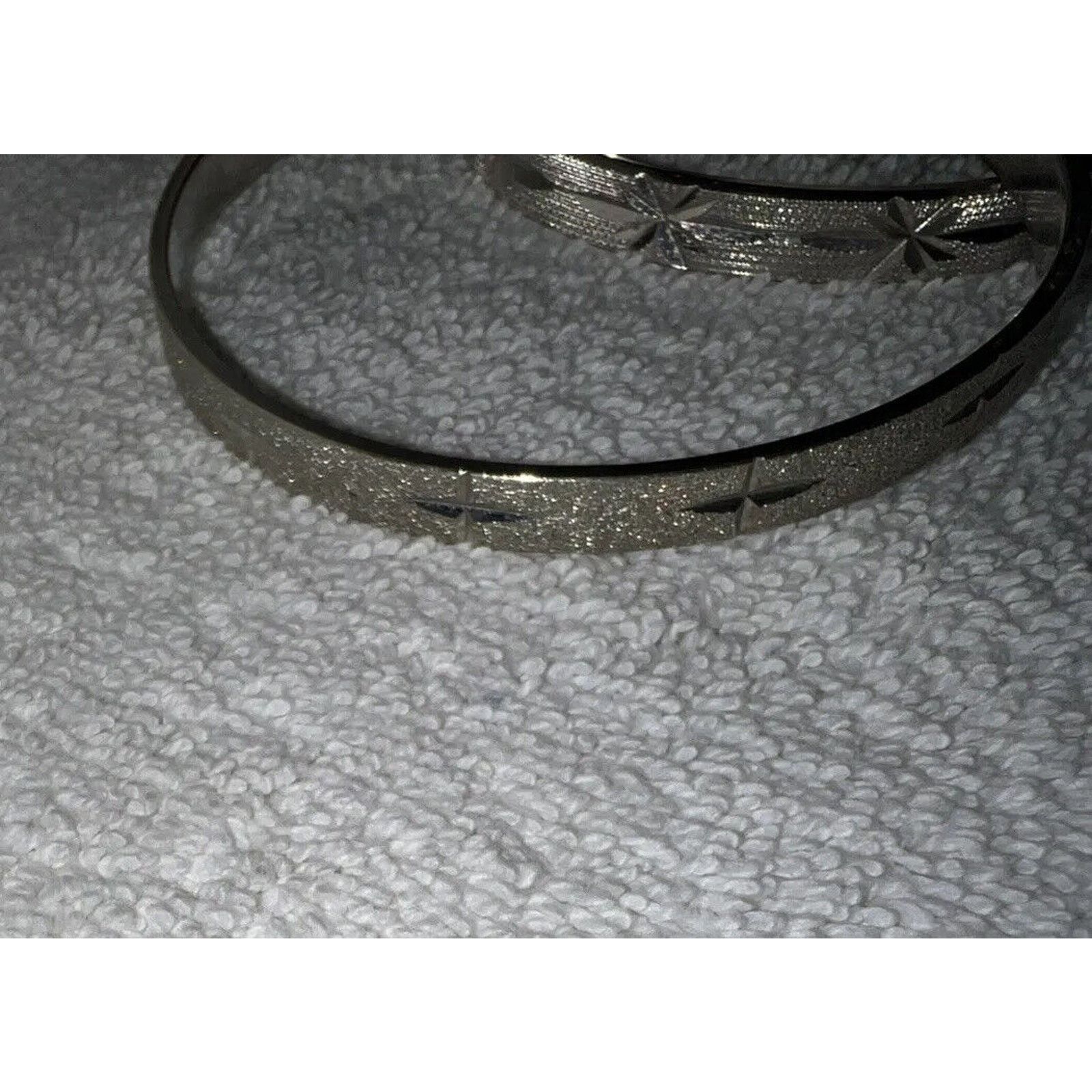 The Unbranded Brand Fashion Jewerly. Two Silver Bangle Bracelets Size ONE SIZE - 3 Thumbnail