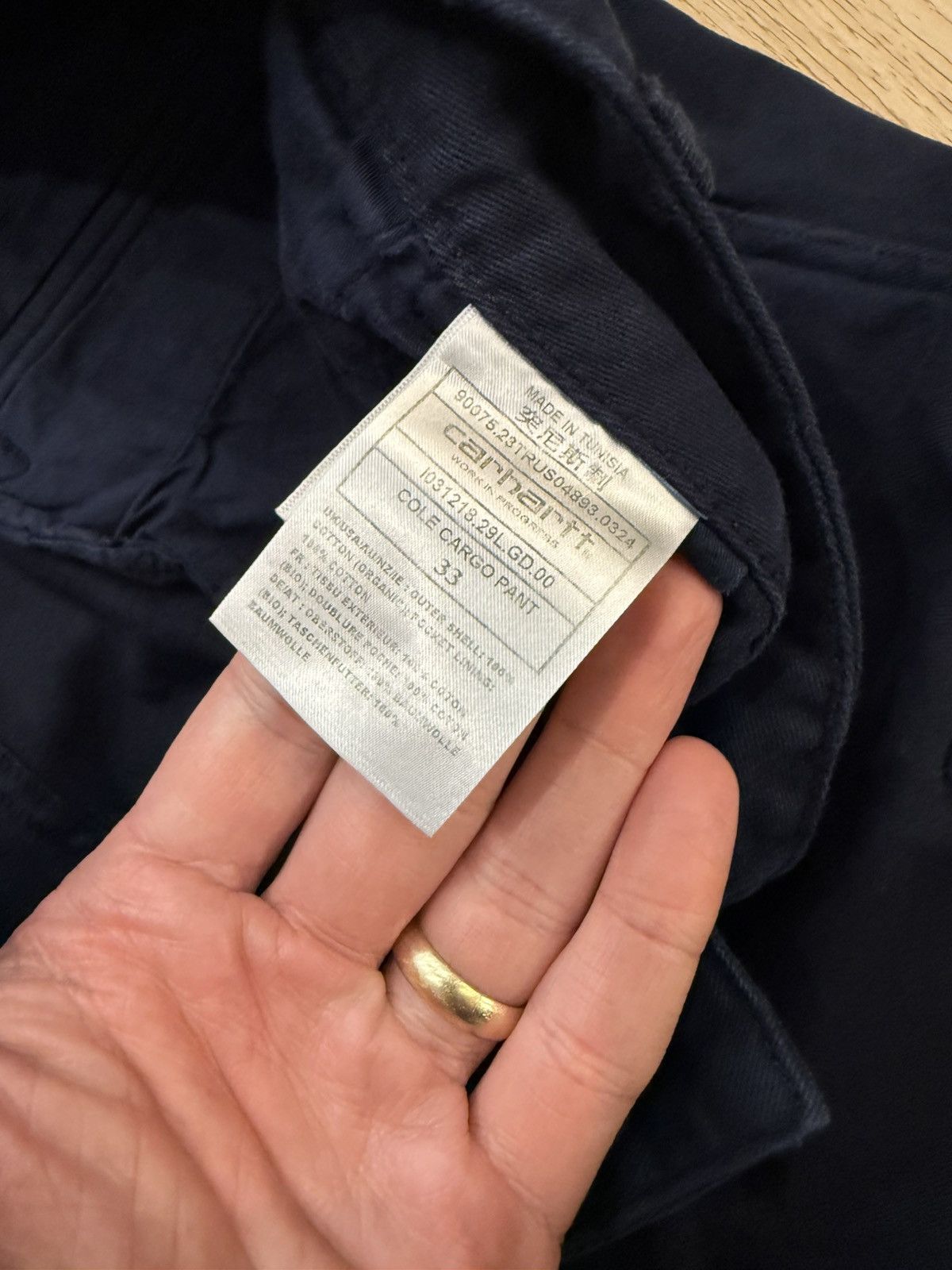 Carhartt Wip Cole Cargo Pants Size US 33 - 3 Thumbnail