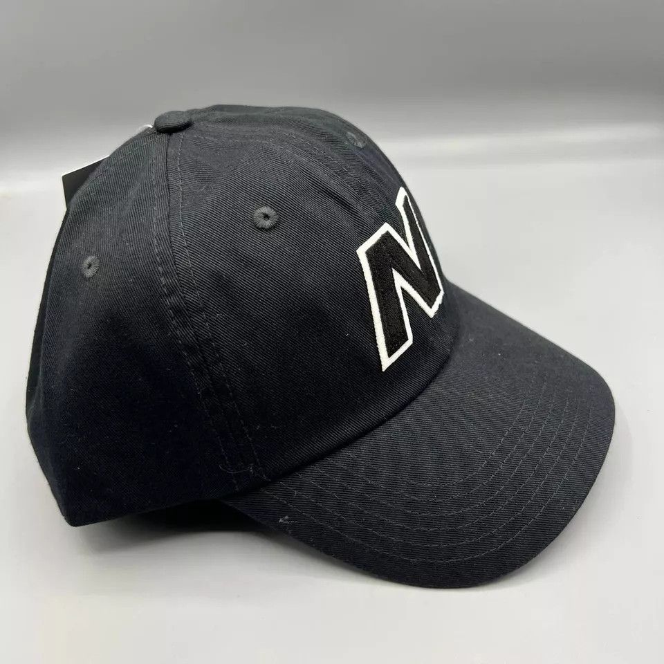 New Balance New Balance Logo Hat Men Black Snap Back Cap New Size ONE SIZE - 3 Thumbnail