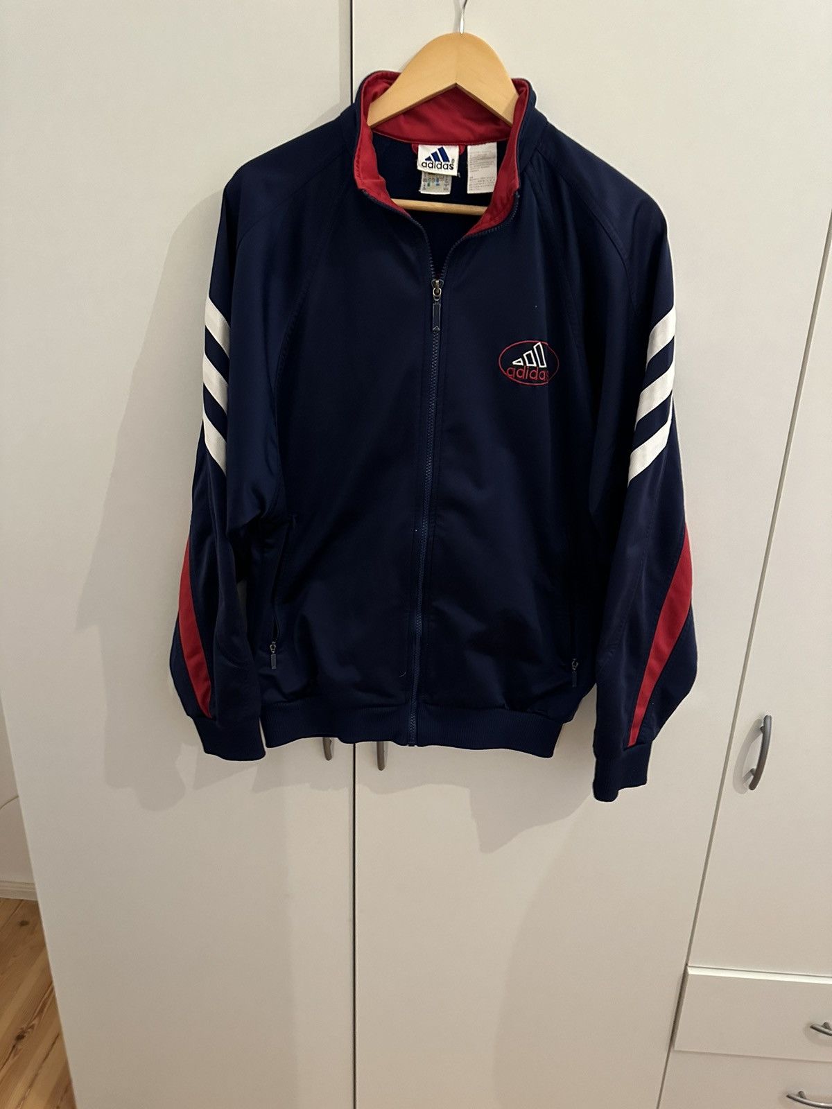 Adidas Adidas Jacket Size M-L Vintage Retro Jacke Size US M / EU 48-50 / 2 - 2 Thumbnail