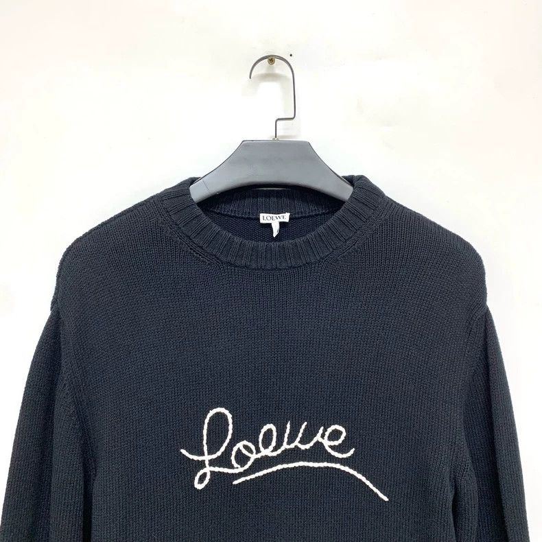 Loewe LOEWE size os Black knitted sweater Size XS / US 0-2 / IT 36-38 - 3 Thumbnail