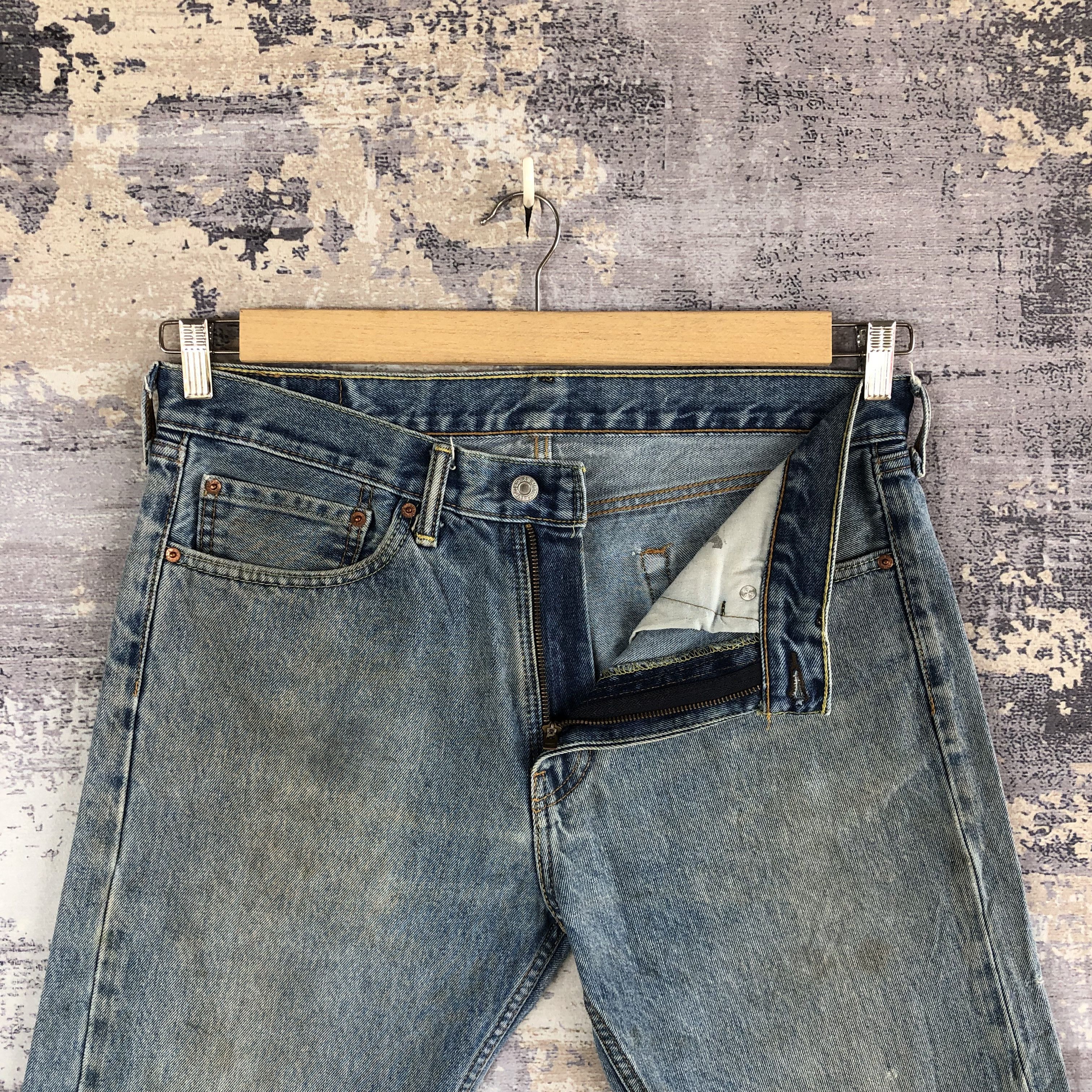 Levi's Vintage Levis 505 Distressed Jeans Levi's Mud Faded Denim Size US 34 / EU 50 - 6 Thumbnail