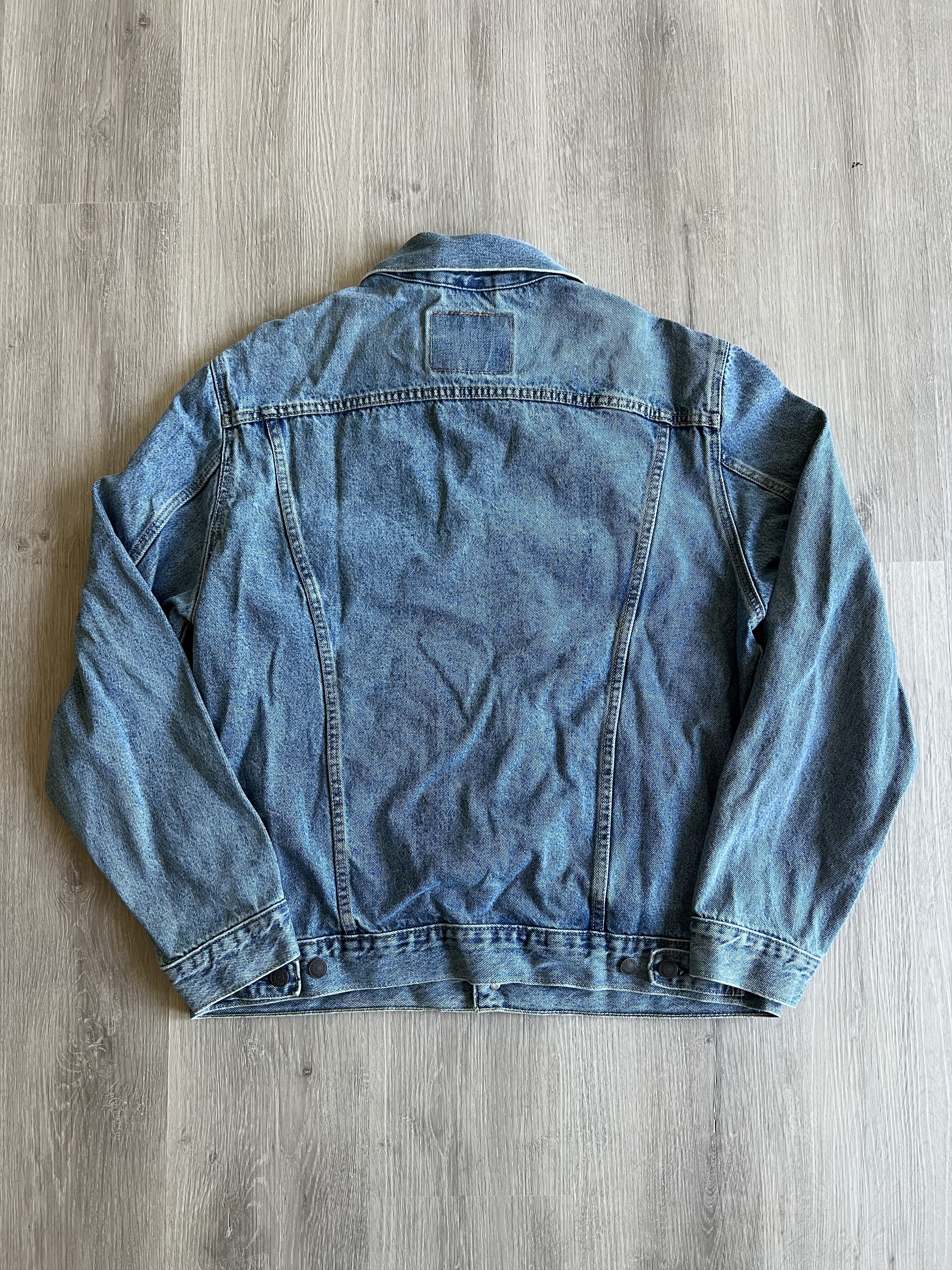 Levi's Levi’s "Vintage Fit" trucker denim jacket / Blue Work Wear Size US L / EU 52-54 / 3 - 4 Thumbnail