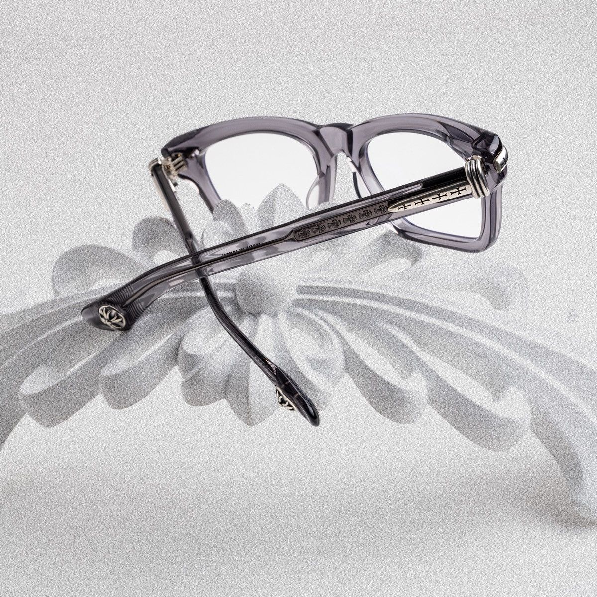 Chrome Hearts CHROME HEARTS TRYPOLEAGAIN GRAPHITE GLASSES Size ONE SIZE - 7 Thumbnail