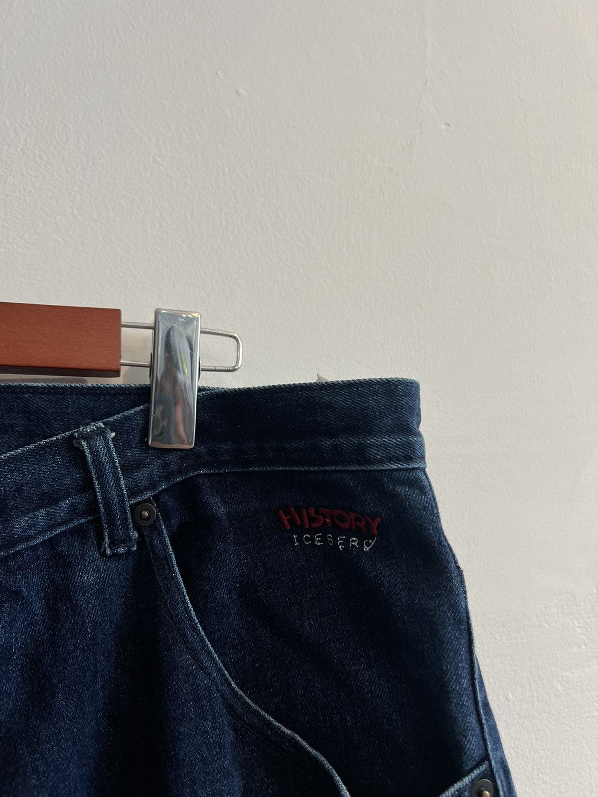 Disney × Iceberg × Vintage 90’s HISTORY ICEBERG MICKEY MOUSE DISNEY BAGGY Y2K JEANS Size US 36 / EU 52 - 6 Thumbnail