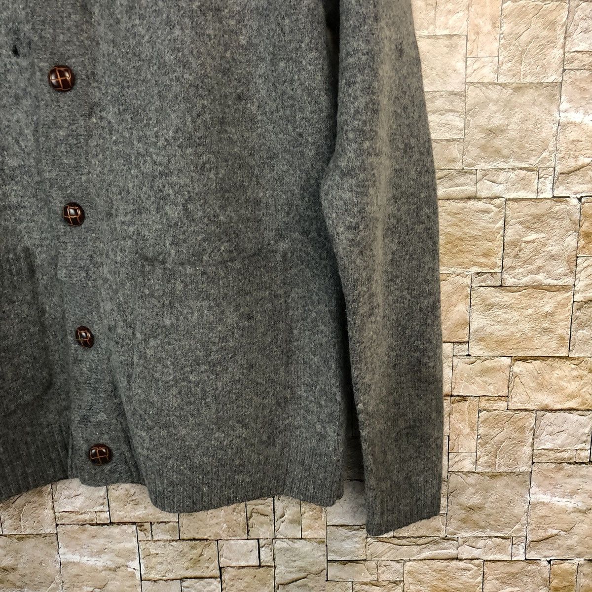 Japanese Brand × Takeo Kikuchi TK takeo kikuchi japan Grey Cardigan Knitwear #A1093 Size US S / EU 44-46 / 1 - 8 Thumbnail