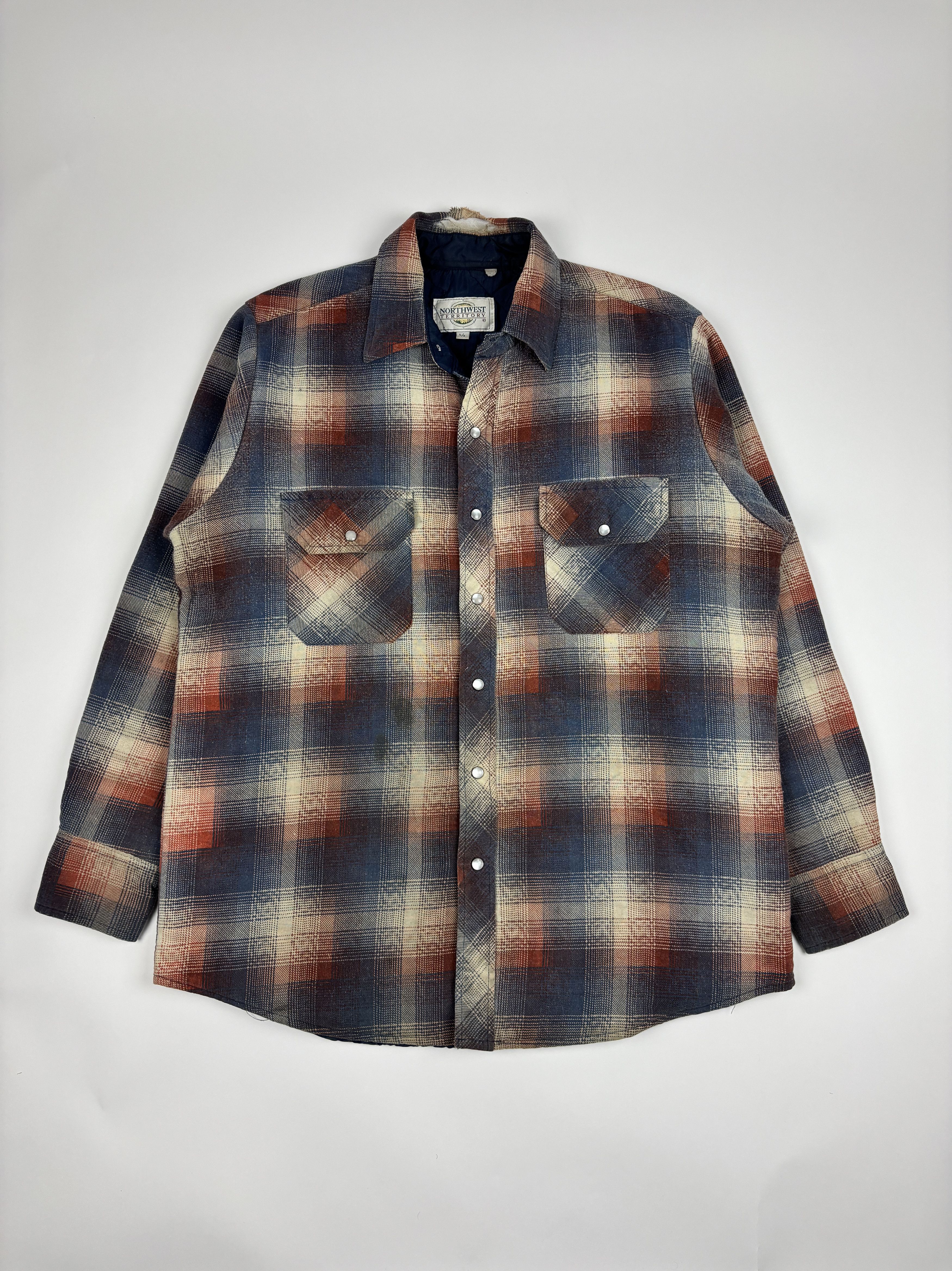 Vintage 90s Northwest Territory Red/Blue Plaid Flannel