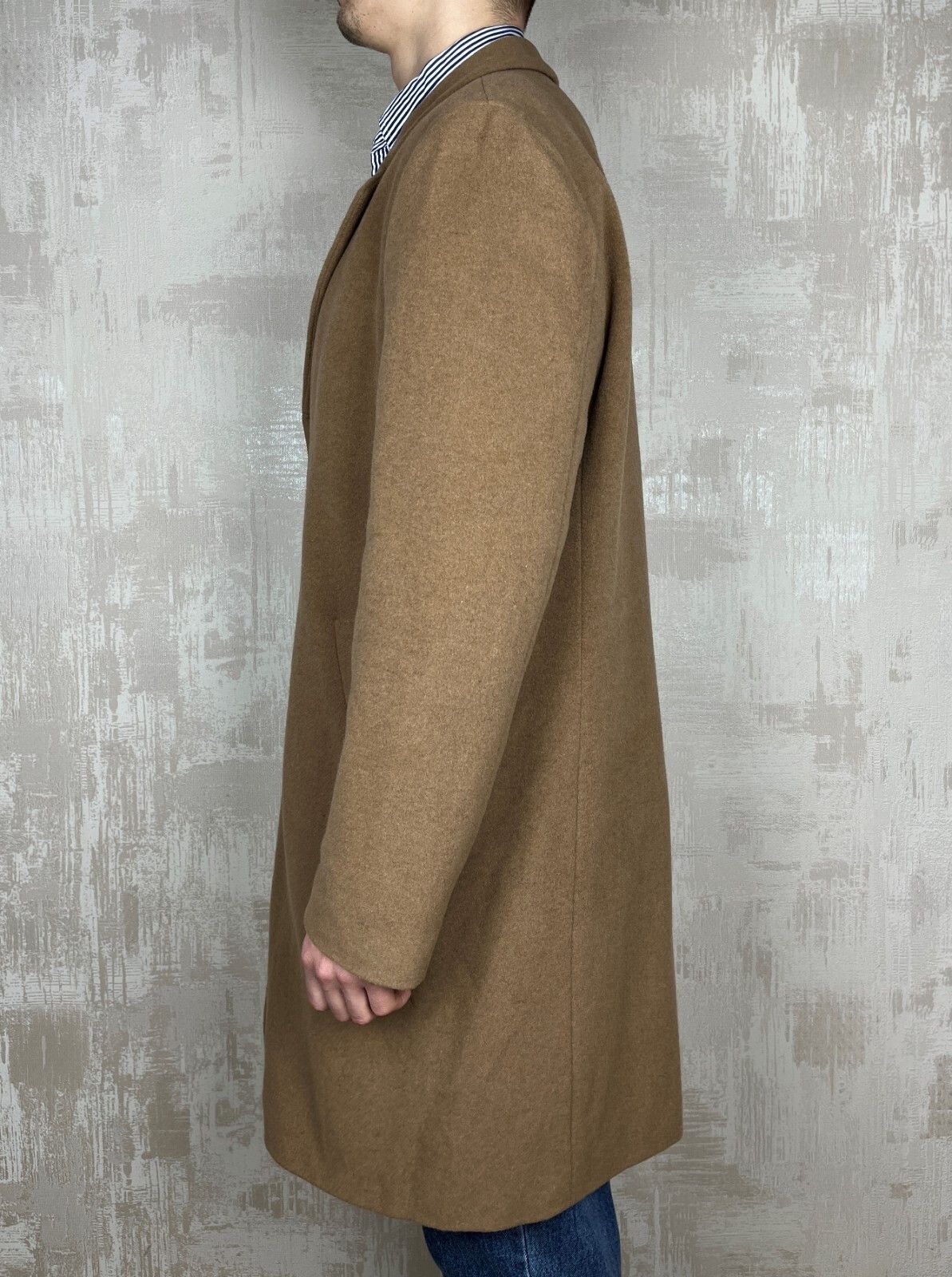Aldo ALDO COLITTI Tessuti di Fabio Bertone Wool Cashmere Coat Size US XL / EU 56 / 4 - 10 Thumbnail