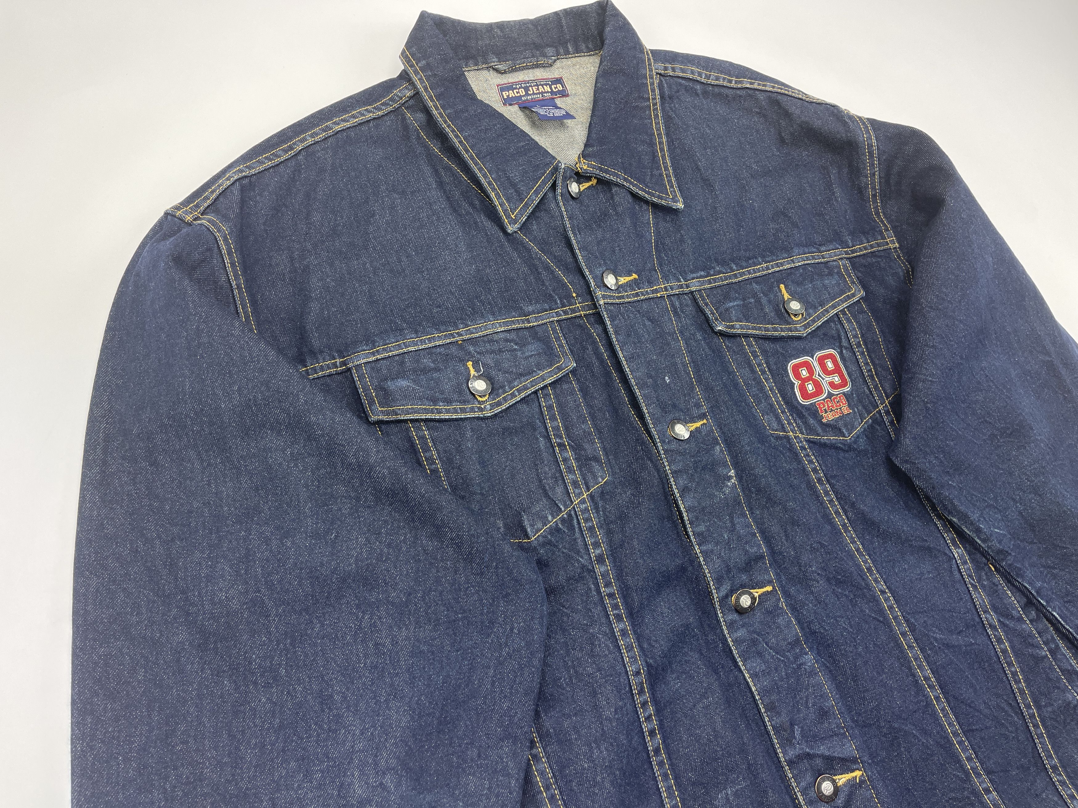 Vintage Paco jacket, Paco Sport, vintage denim jacket, 90s hip hop L Size US L / EU 52-54 / 3 - 11 Thumbnail