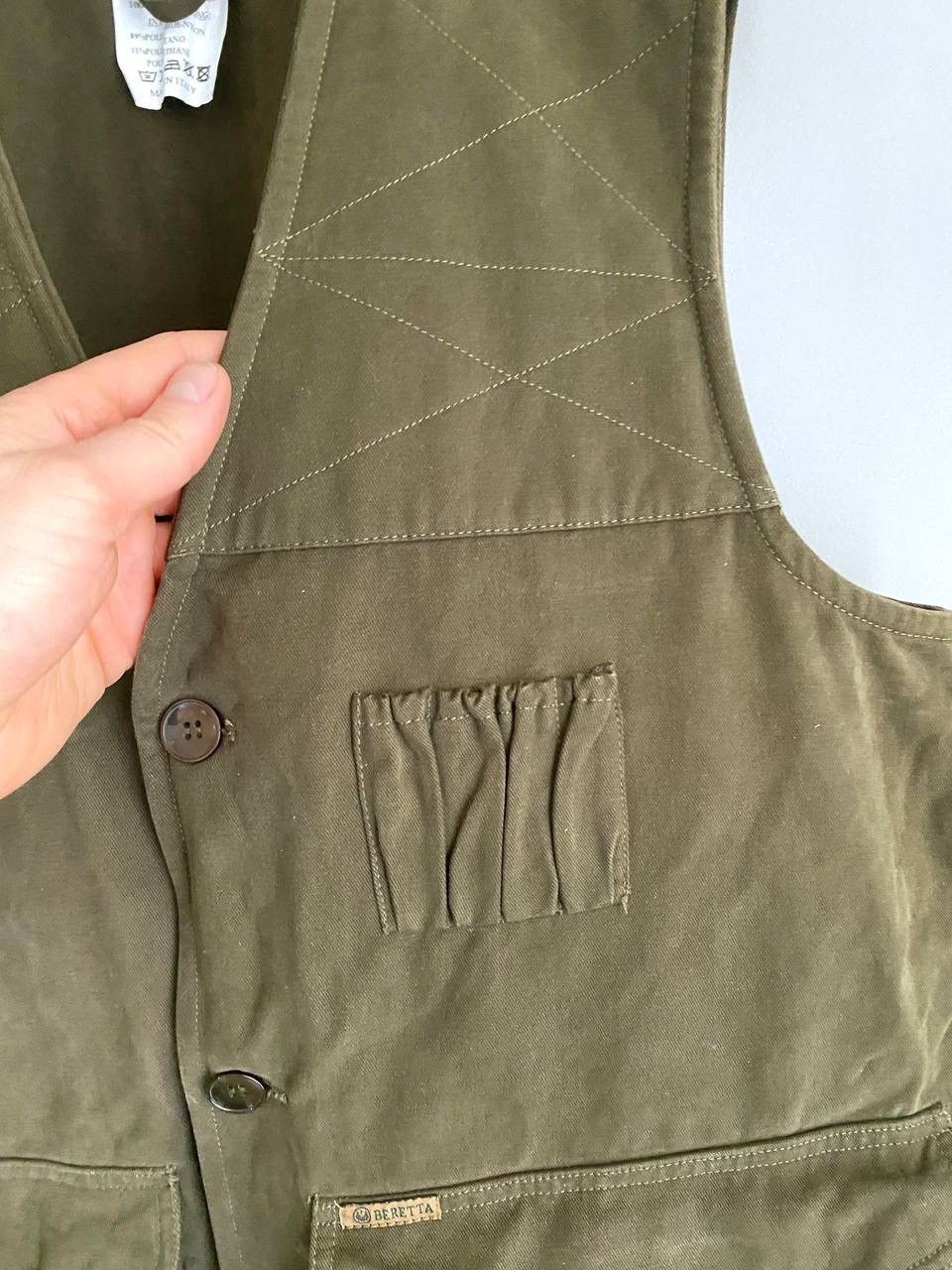 Beretta Beretta Men's Green Outdoor Hunting Vest, Size 50/L Size US L / EU 52-54 / 3 - 3 Thumbnail