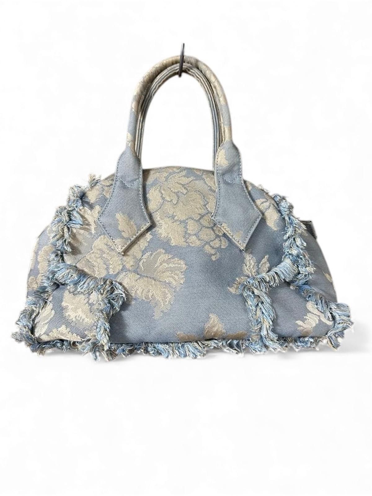 Vivienne Westwood Vivienne Westwood - Fringe Denim Shoulder Bag Blue Size ONE SIZE - 2 Thumbnail