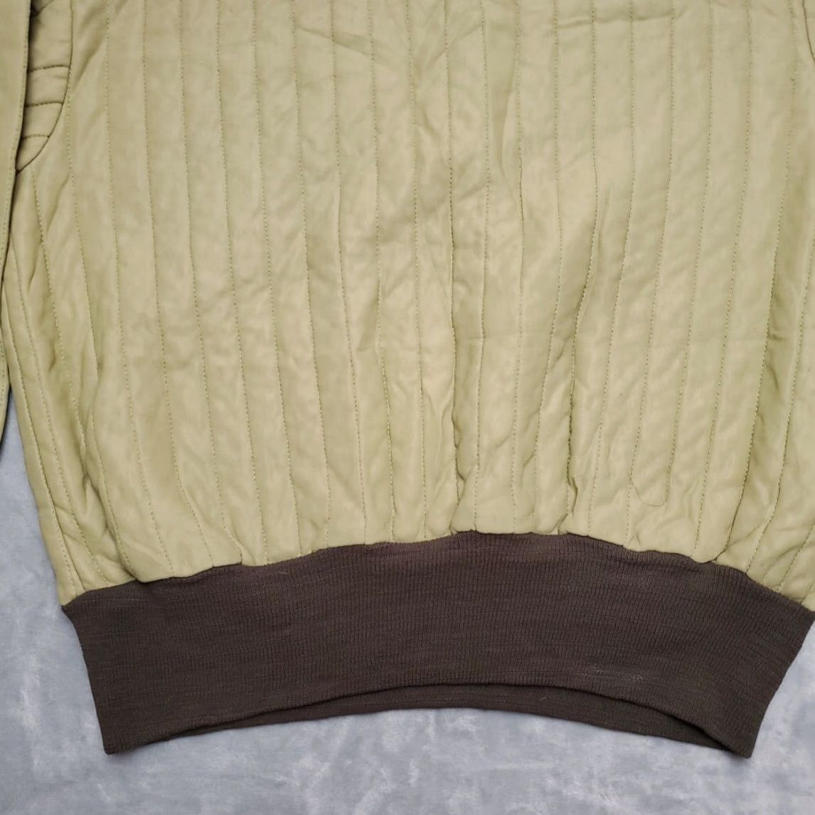 SafTbak VINTAGE Saf T Bak Jacket Men S Green Line Quilted Insulated Work Wear Base Layer Size US S / EU 44-46 / 1 - 2 Thumbnail