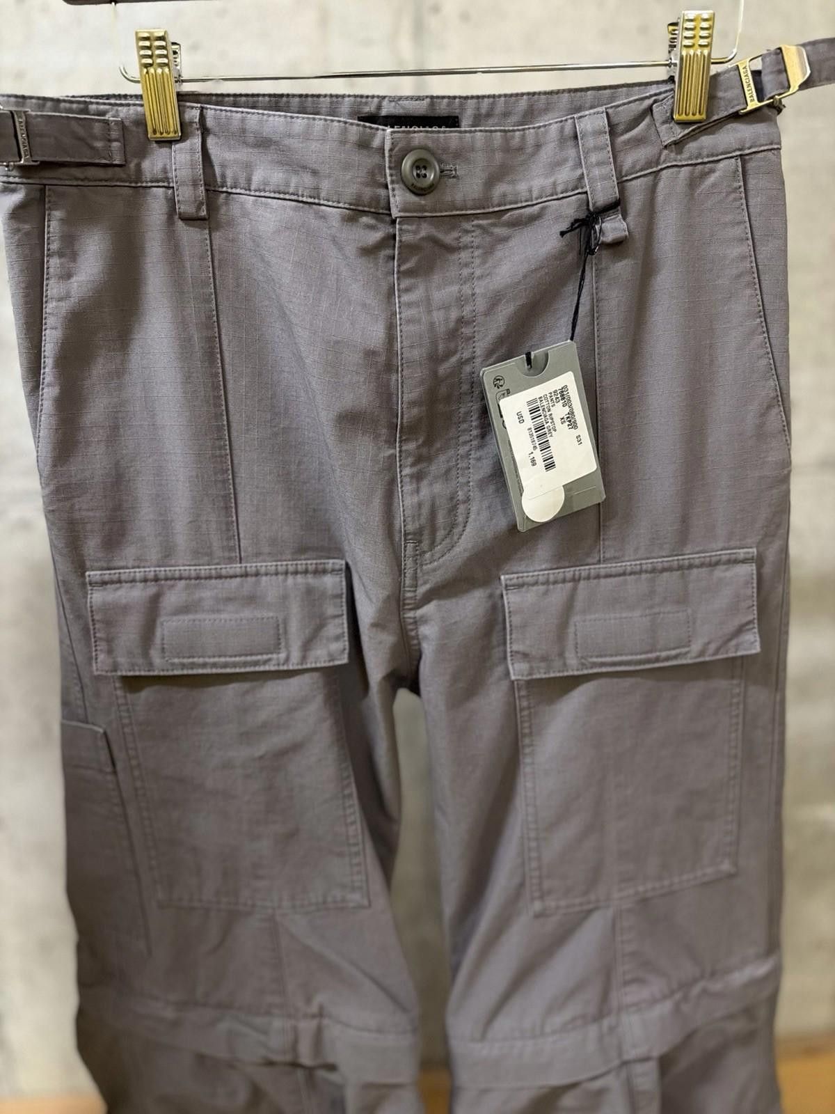 Balenciaga Balenciaga Wide Leg Black Ripstop Cargo Pants Size (XS) NEW Size US 28 / EU 44 - 2 Thumbnail