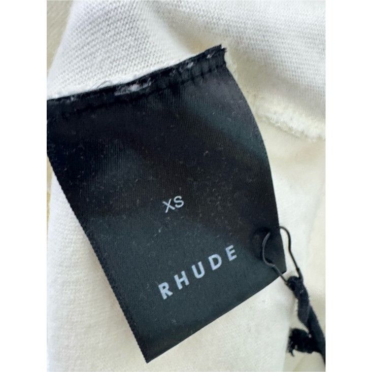 Rhude Rhude East Hampton Crest T-Shirt White Men’s XS Size US XS / EU 42 / 0 - 5 Thumbnail
