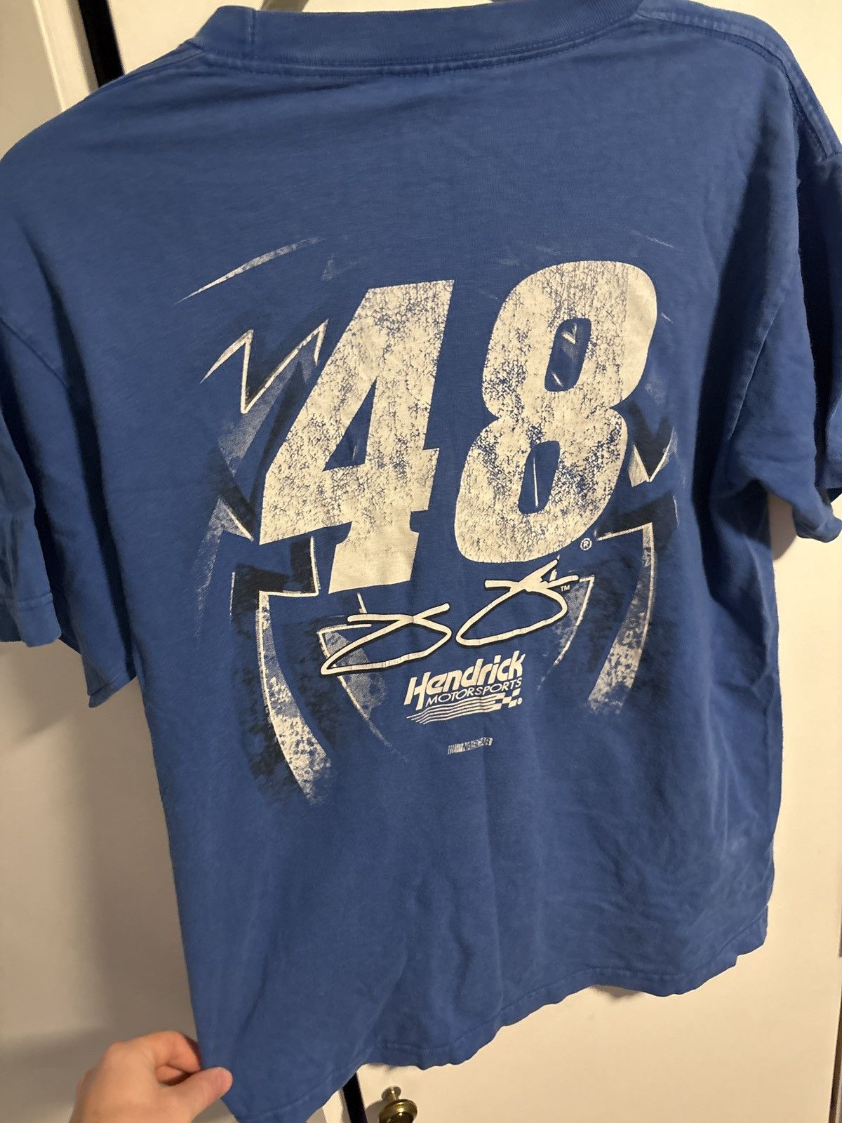 Vintage Vintage Jimmie Johnson Nascar T-Shirt Size US M / EU 48-50 / 2 - 2 Thumbnail