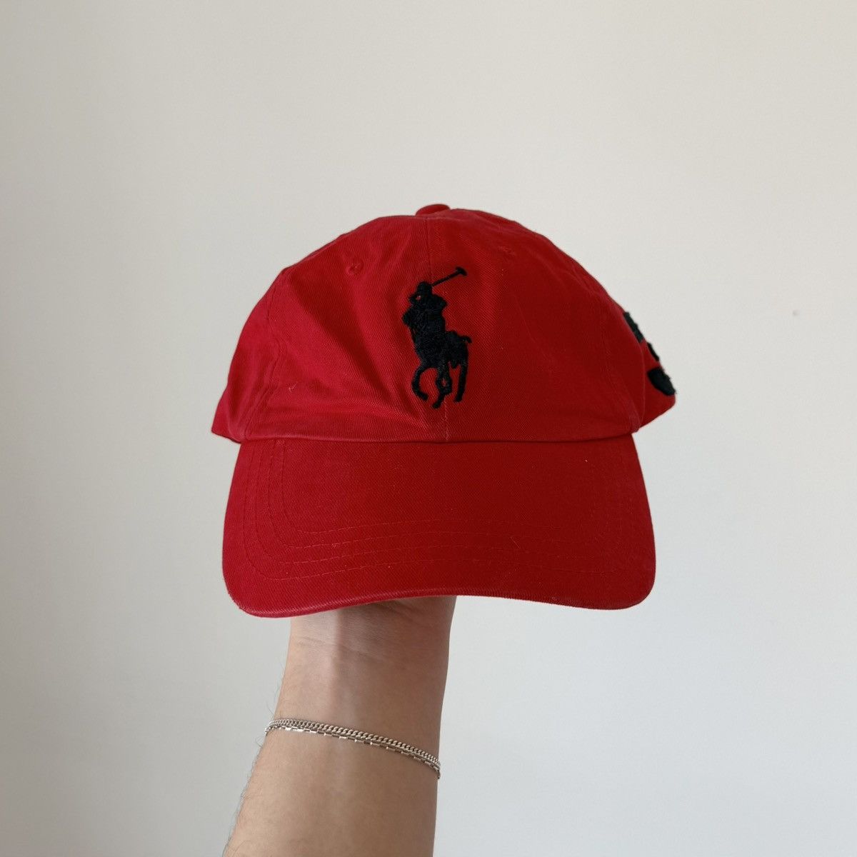 Polo Ralph Lauren Vtg 2000s Polo Ralph Lauren Big Pony #3 Baseball Hat Y2K Size ONE SIZE - 1 Thumbnail