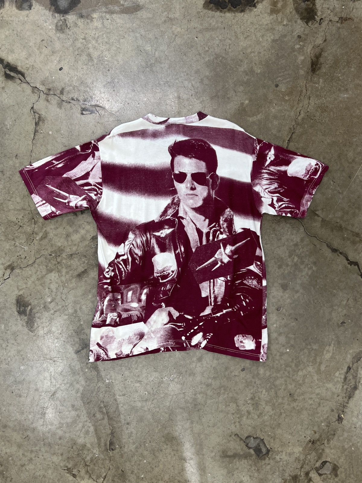 Vintage Vintage AOP Top Gun Tom Cruise Maverick Movie Tee XL Size US XL / EU 56 / 4 - 6 Thumbnail
