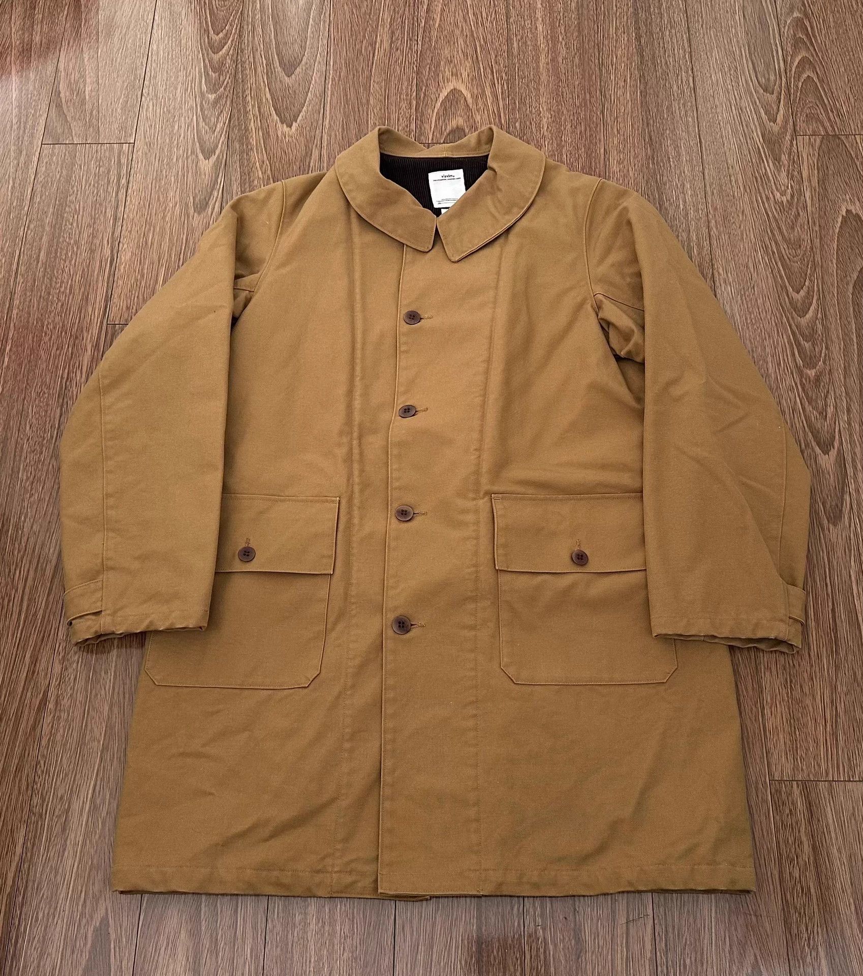 Visvim VISVIM MAGASIN COAT HD cotton & alpaca 4 lt.brown Size US XL / EU 56 / 4 - 1 Thumbnail