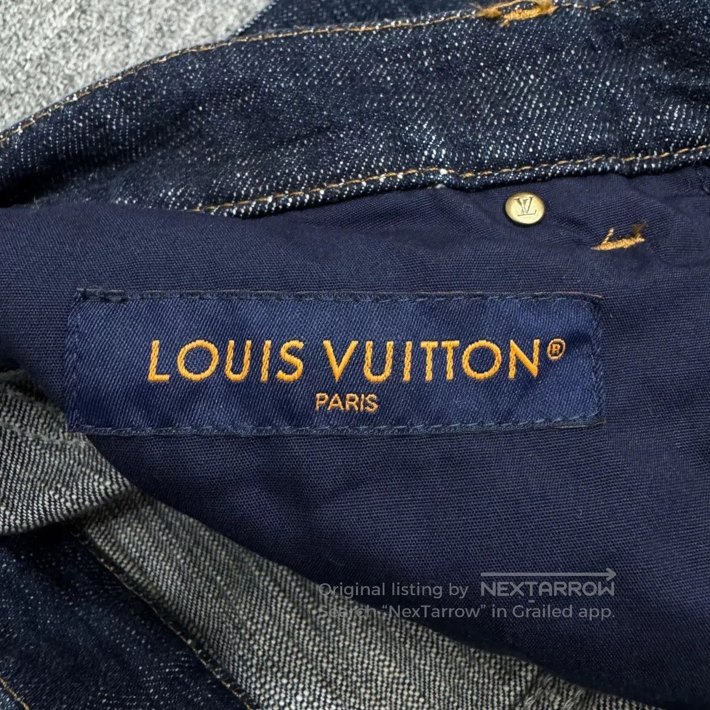 Louis Vuitton louis vuitton vintage striped denim pants. Size US 29 - 4 Thumbnail