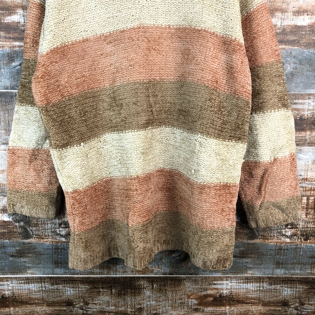 Homespun Knitwear Grandpas Present Brown Stripe Knitwear #A2500 Size US M / EU 48-50 / 2 - 6 Thumbnail