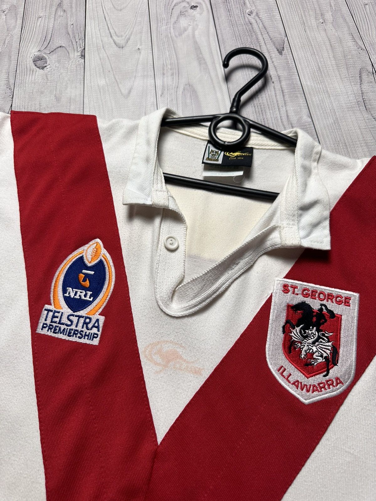 Vintage Vintage Rugby jersey St.George ILLAWARRA Australia rare S Size US S / EU 44-46 / 1 - 3 Thumbnail