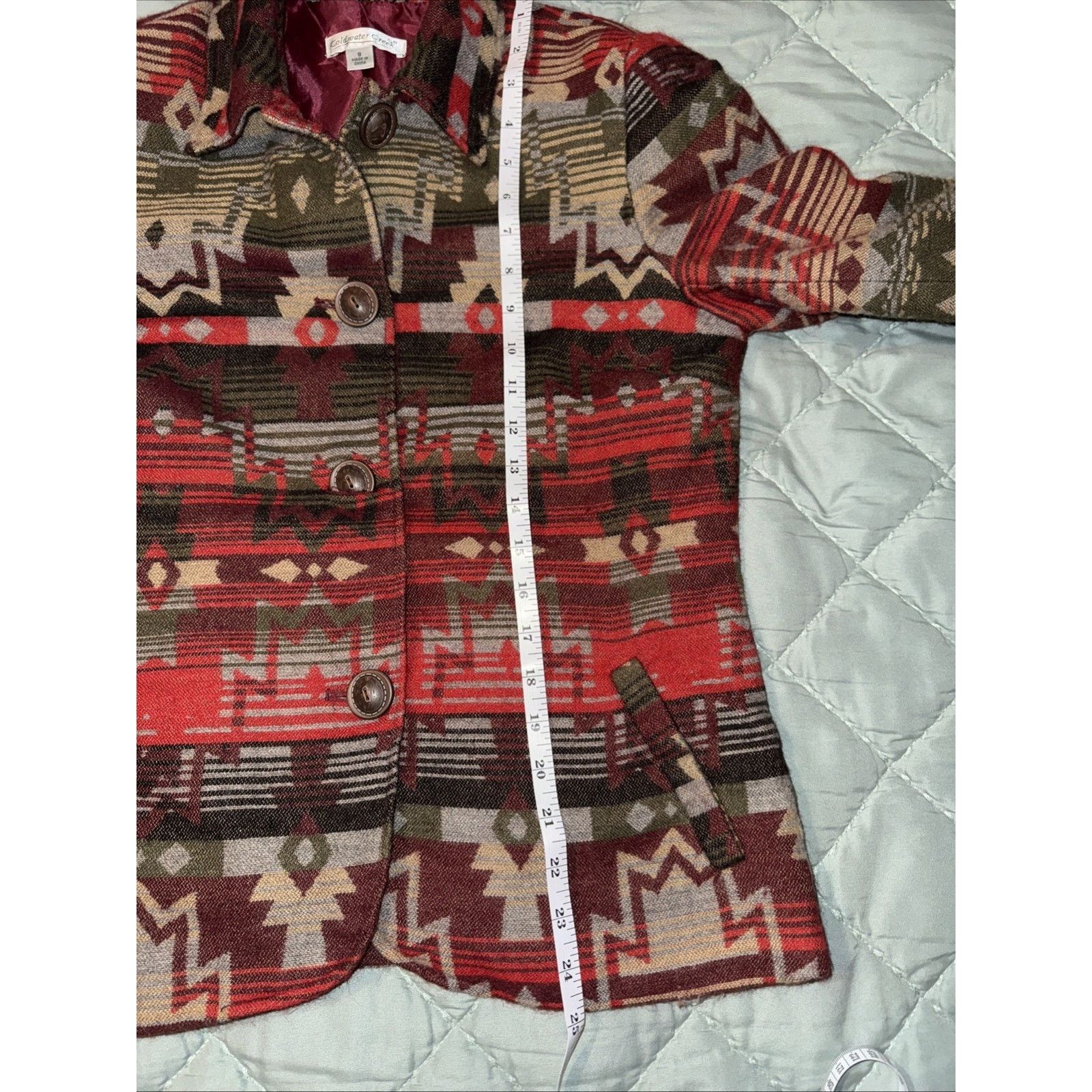 Coldwater Creek Coldwater Creek Tribal Southwestern Blazer Jacket Aztec Sz 8 Size M / US 6-8 / IT 42-44 - 10 Thumbnail
