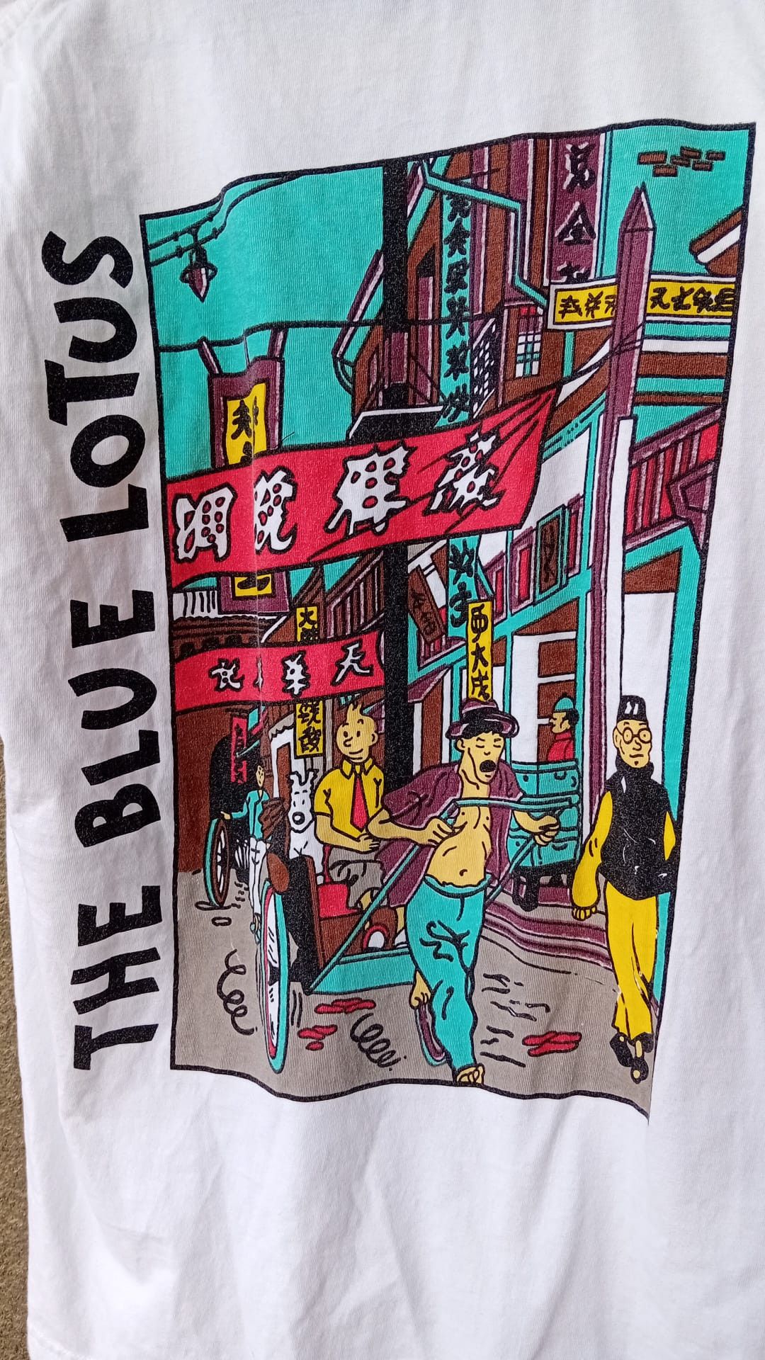 Anime × Vintage The Adventures of Tin Tin The Blue Lotus Vintage t-shirt M Size US M / EU 48-50 / 2 - 5 Thumbnail