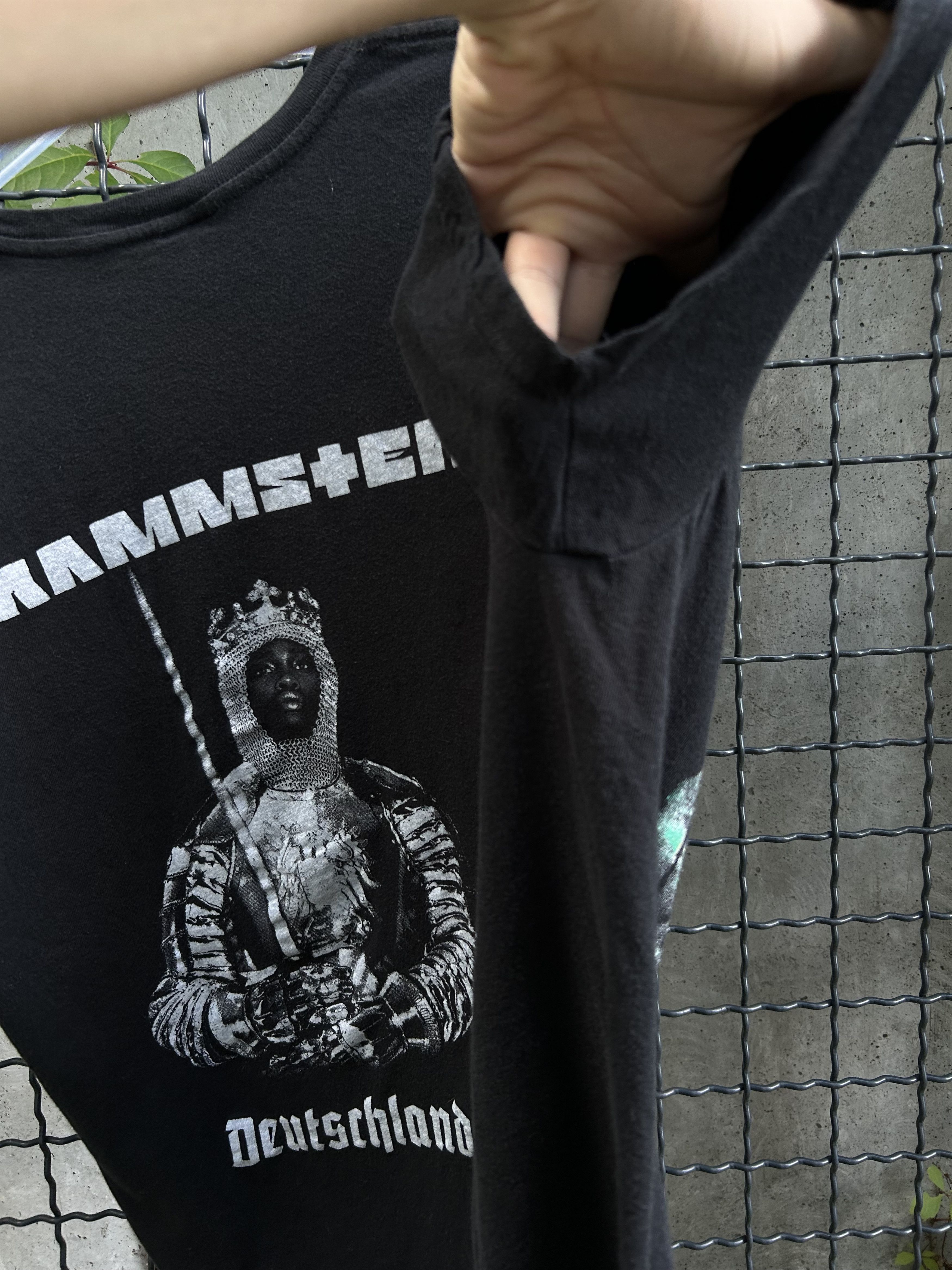 Band Tees × Vintage Vintage 2000s Rammstein Deutschland Rock Band T-shirt Size US L / EU 52-54 / 3 - 10 Thumbnail