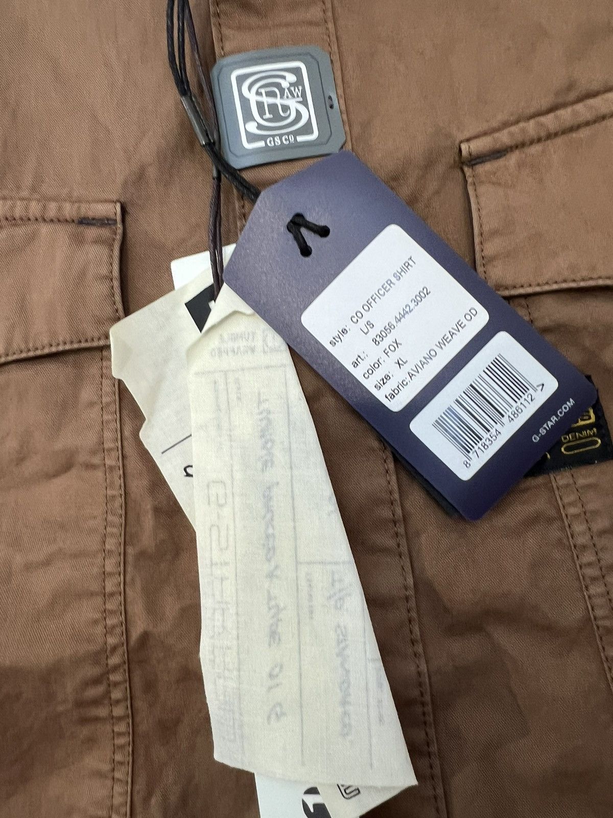 G-Star G star raw co officer shirt Size US M / EU 48-50 / 2 - 3 Thumbnail