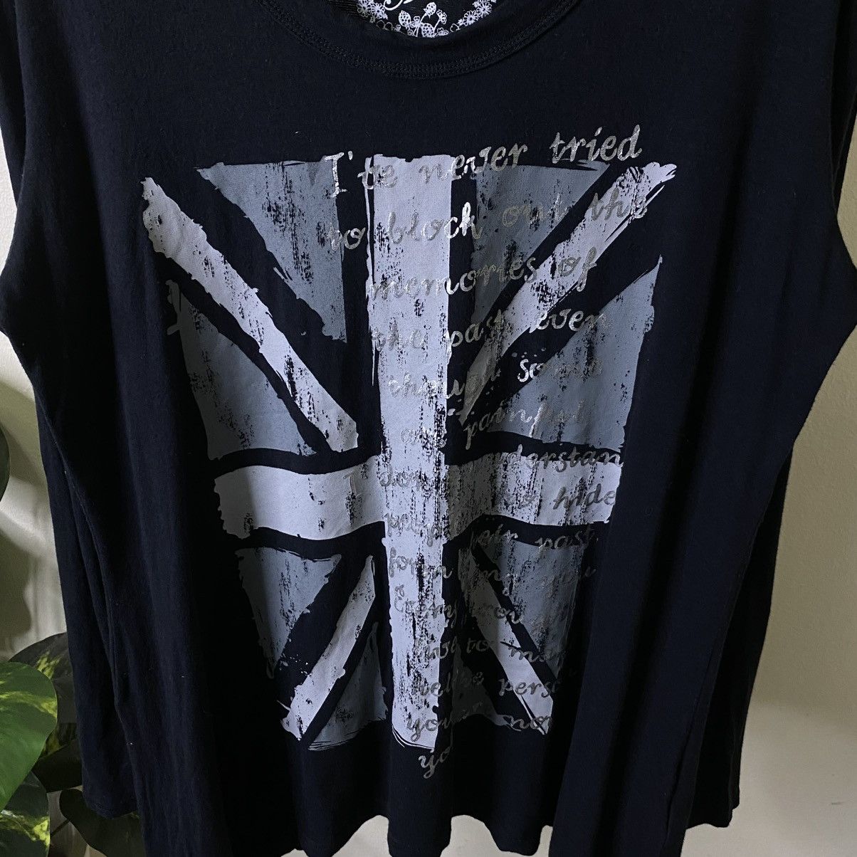 If Six Was Nine StrangeHeaven Union Jack Seditionaries Poem Cyber Punk LS Size US L / EU 52-54 / 3 - 2 Thumbnail