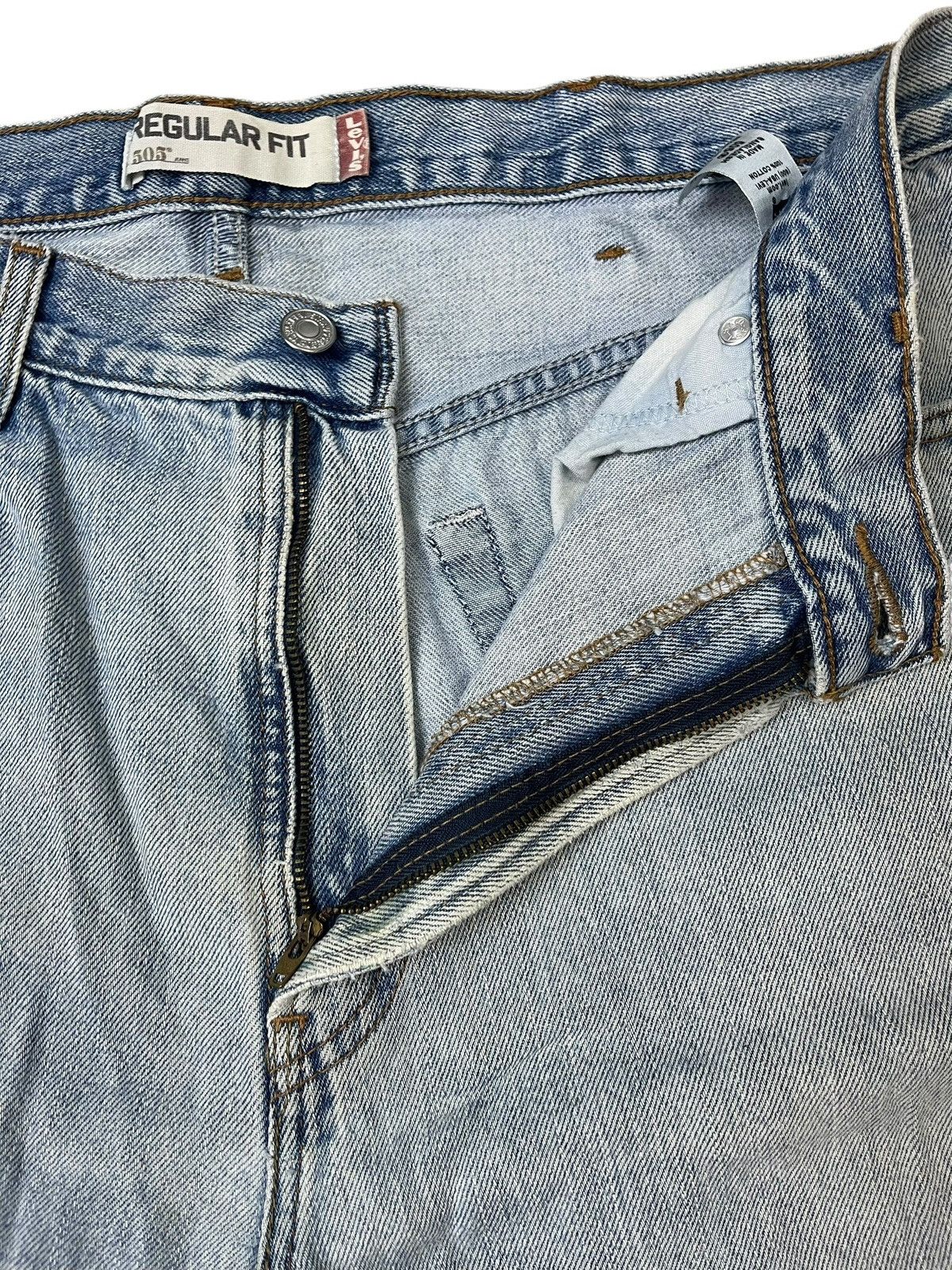 Levi's Vintage Levi’s 505 Regular Fit Jeans Streetwear Size US 38 / EU 54 - 5 Thumbnail