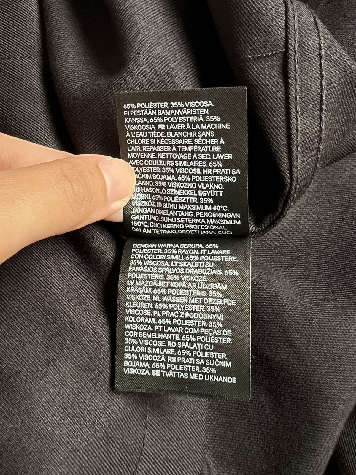 H&M H&M Black Pocket Boxy Oversize Black Outer Shirt Size US M / EU 48-50 / 2 - 13 Thumbnail
