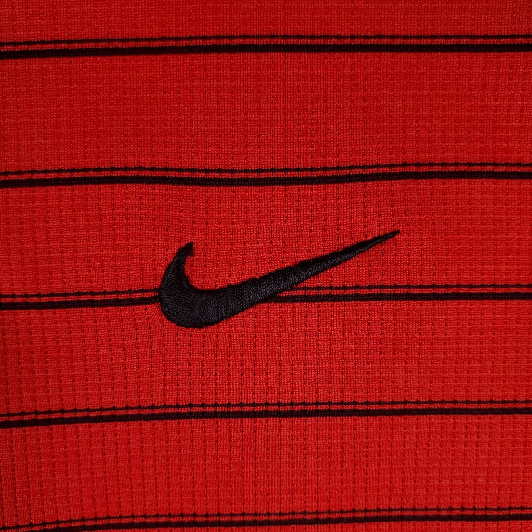 Nike Nike Polo Shirt Mens M Red Striped Dri-Fit Golf Casual Short Sleeve Polo Size US M / EU 48-50 / 2 - 3 Thumbnail
