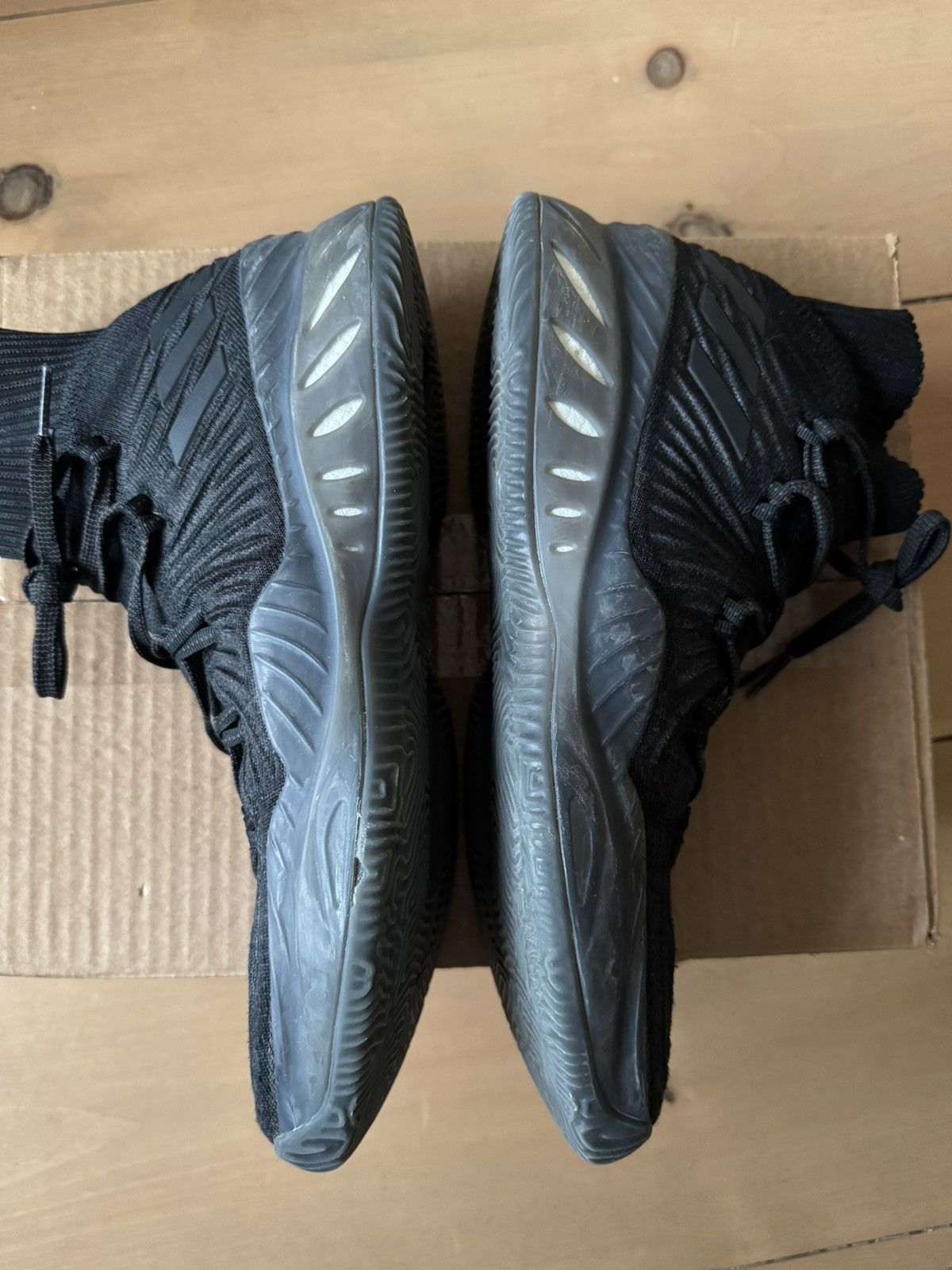 Adidas Adidas Crazy Explosive 2017 Primeknit Core Black Size US 15 / EU 48 - 8 Thumbnail