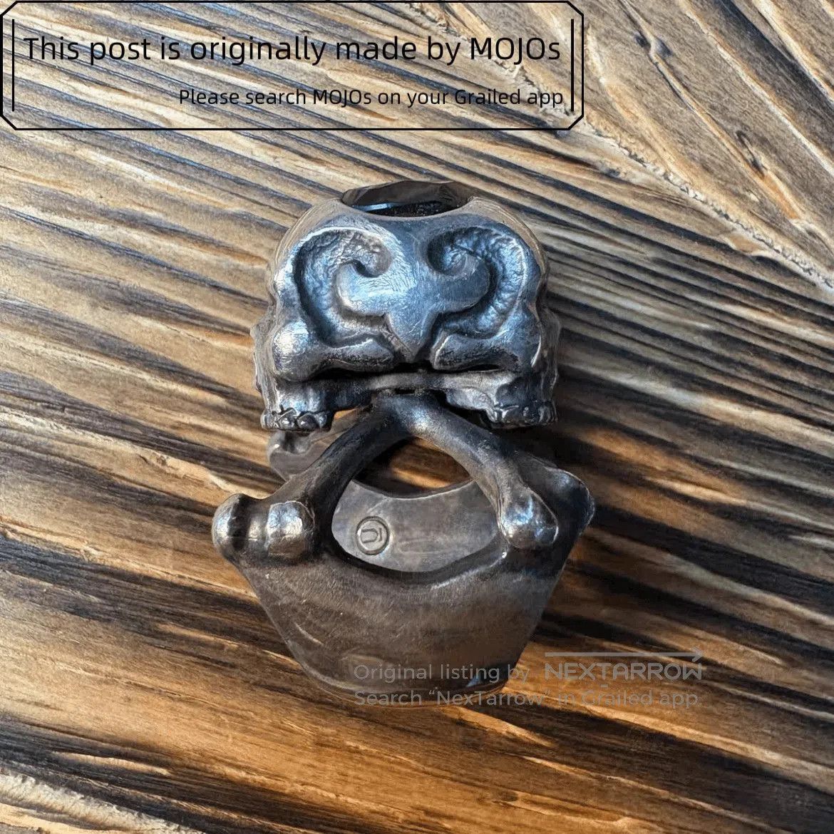 Undercover Sz 18 Undercover x Magical Design Skull Jewel Ring. Size ONE SIZE - 5 Thumbnail