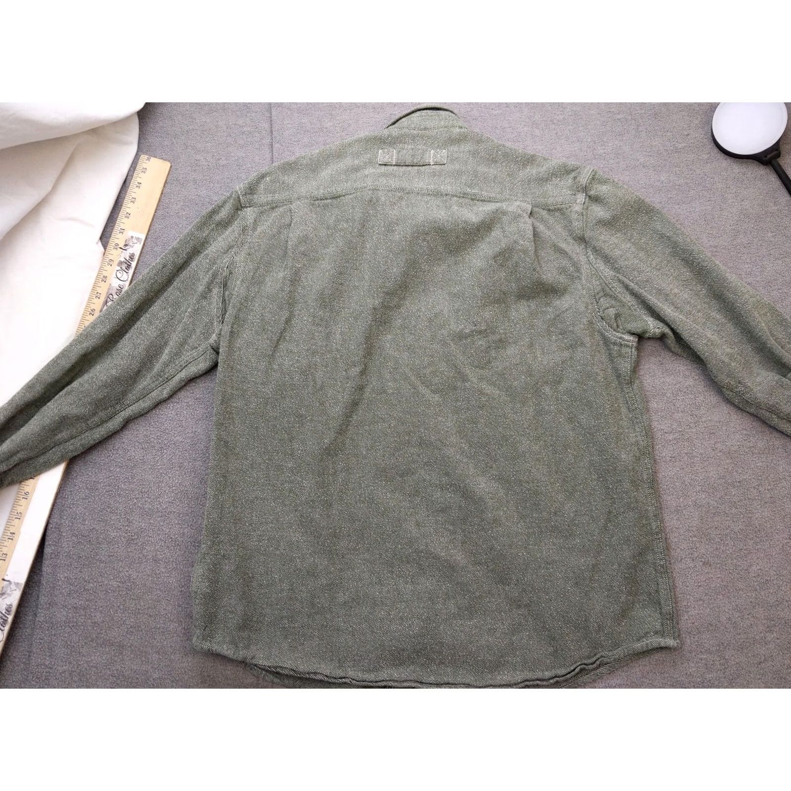 Duluth Trading Company Duluth Trading Co Shirt Mens L Green Cotton Twill Button Up Pockets Size US L / EU 52-54 / 3 - 6 Thumbnail
